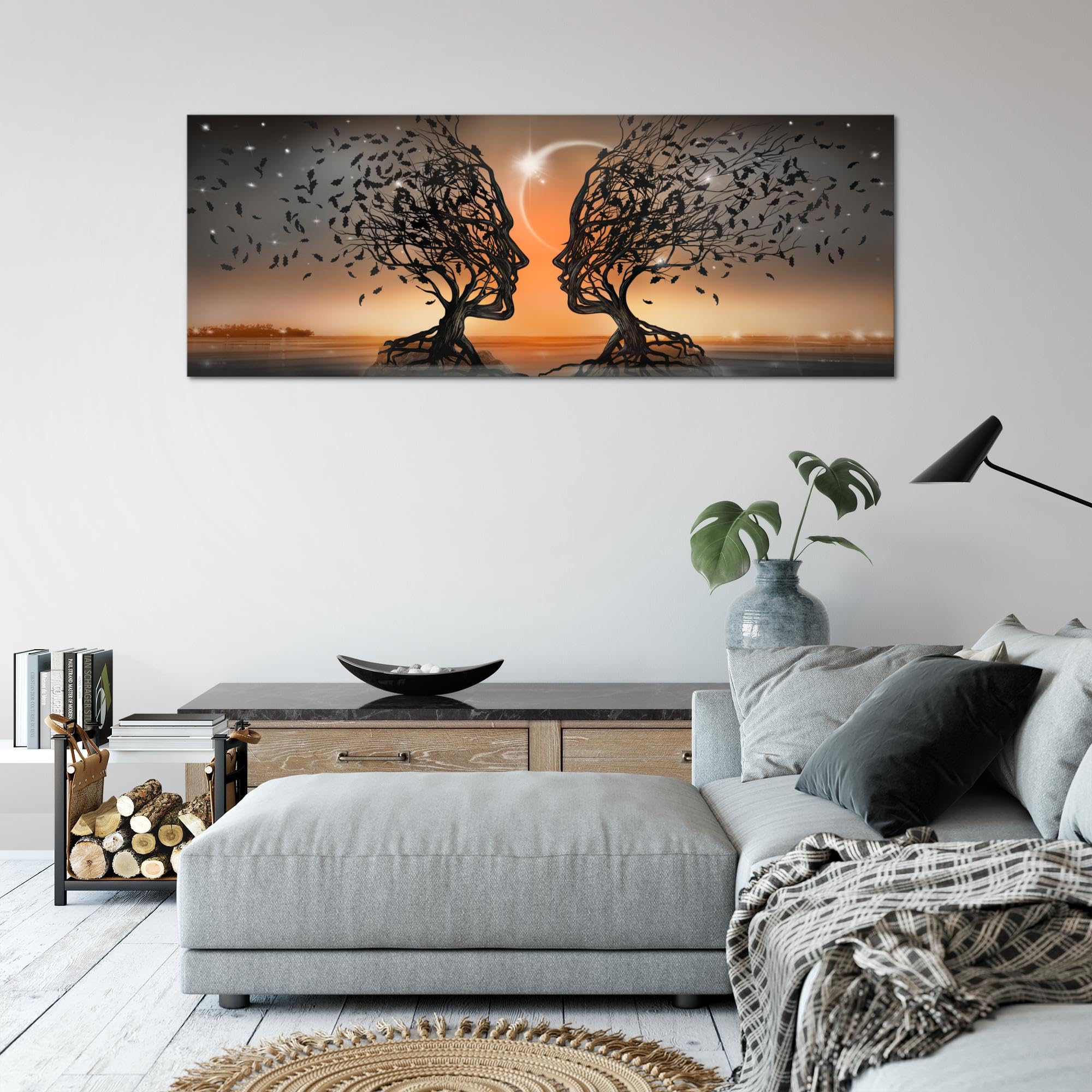 Runa Art Quadri Moderni Home 1 Pezzo L'immagine Tela Non Tessuta Soggiorno Corridoio Muro di Pietra Bianco e Nero 013712c