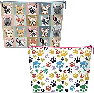 TheClover Juego de 2 bolsas de maquillaje de ...