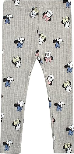 Miniatura 7 de Disney Minnie Mouse - Conjunto de 2 piezas de camiseta y pantalones de leggings para niñas pequeñas (tamaño 12M-6X)