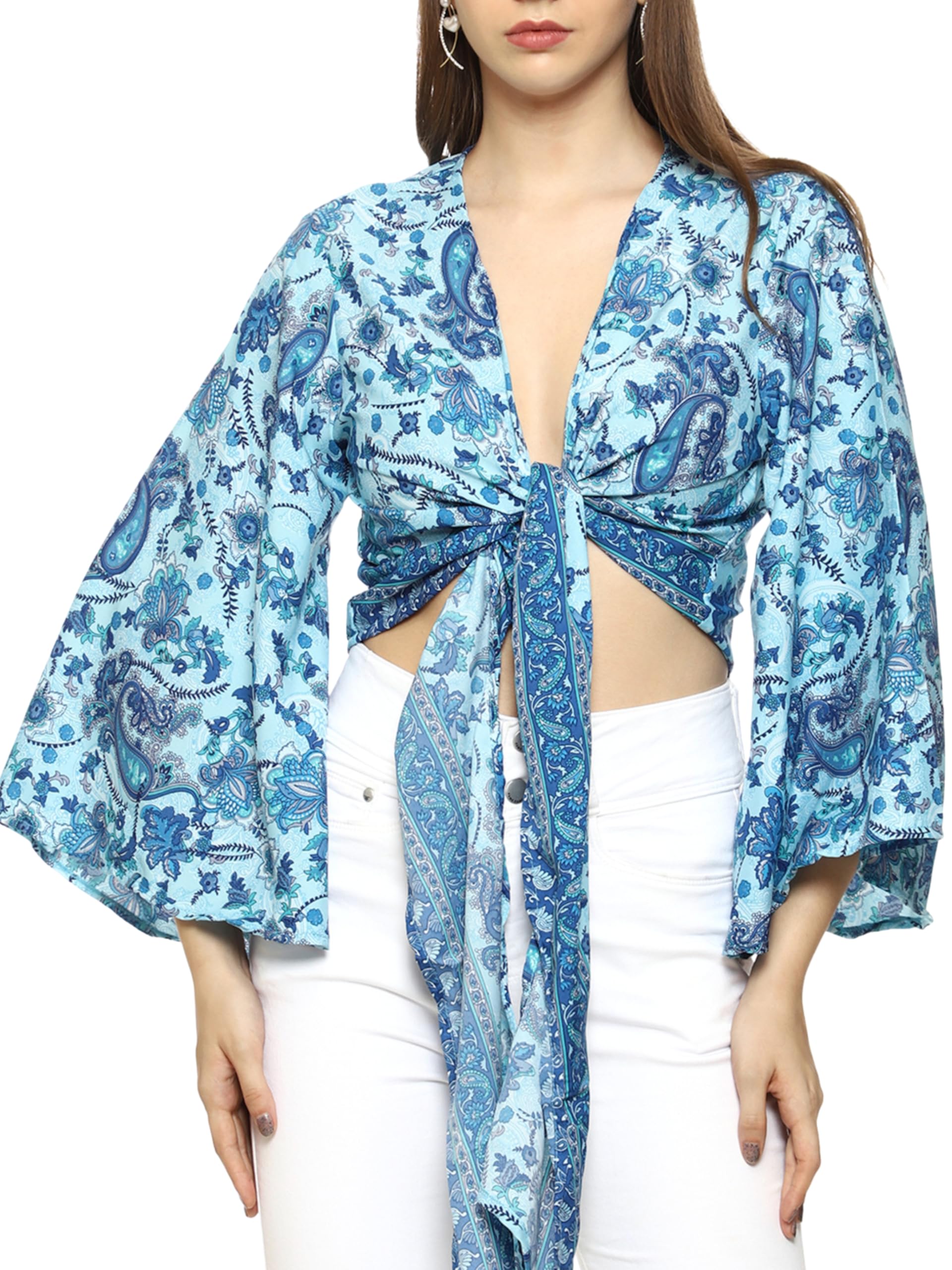 KE Kanha Exports top for Women Stylish Western | wrap Tops for Woman | Perfect on Jeans Tops for Woman | Summer top | Beach Outfits Dress for Women Stylish