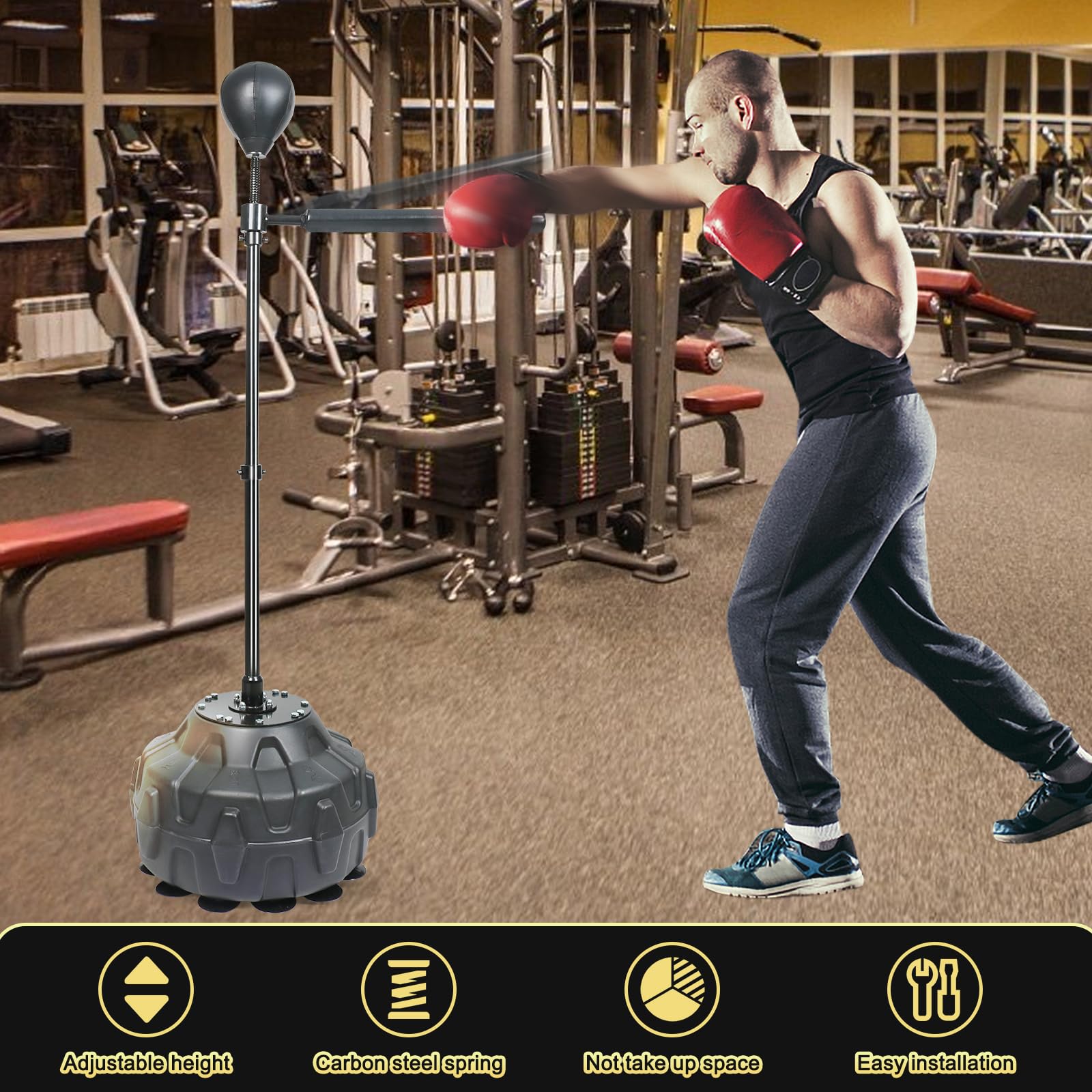 Boxing Trainer Boxing Speed Trainer 80 Inch With Punch Bag