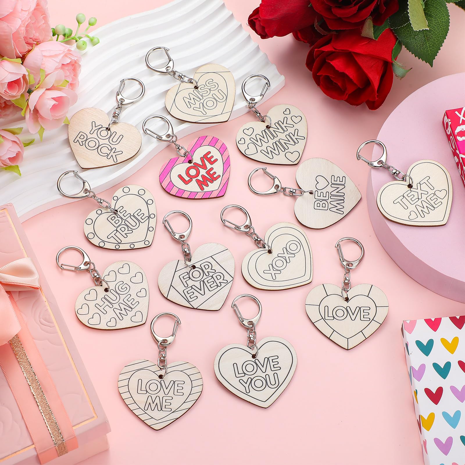 Amazon.com: Memorywuu 24 Pcs Valentine Craft Conversation