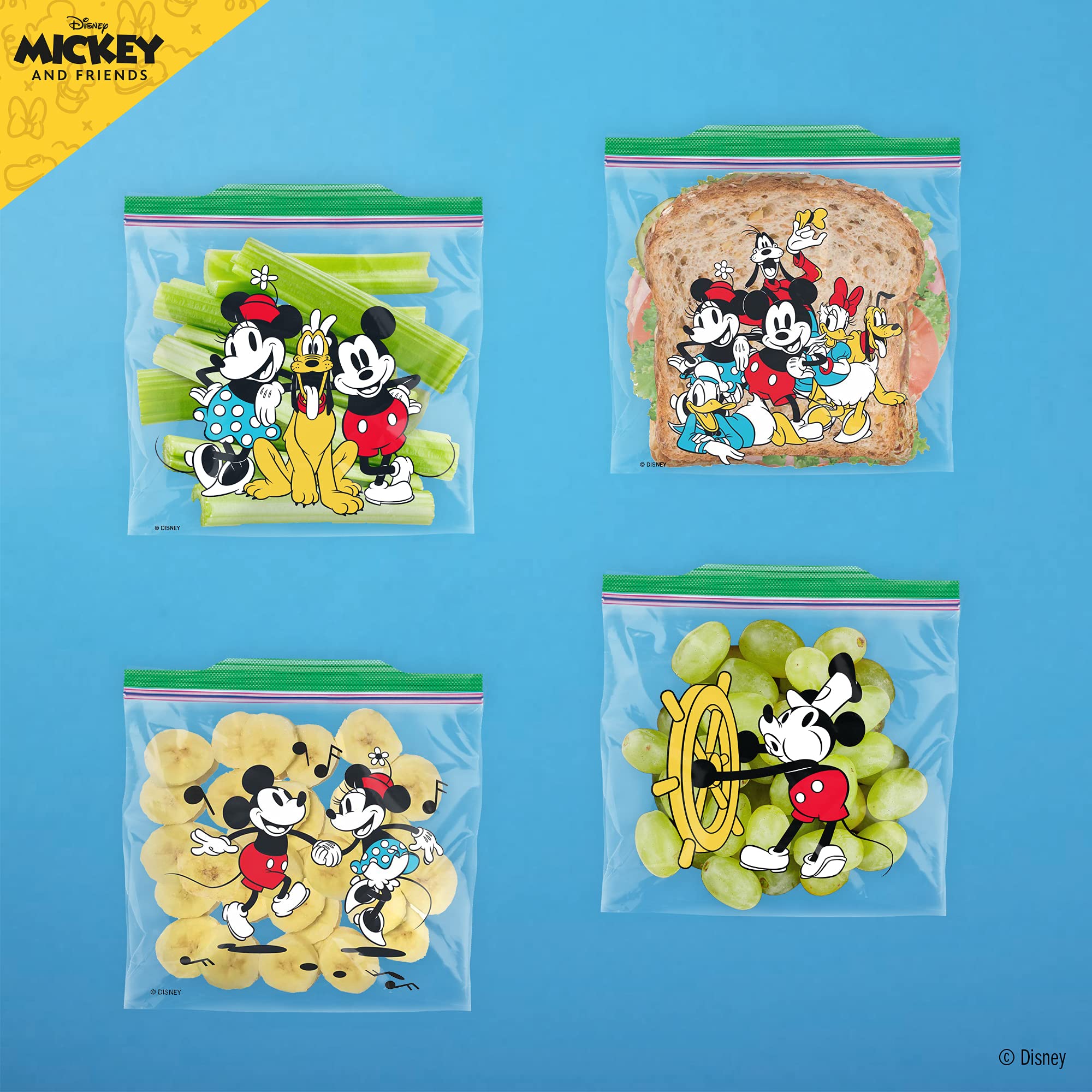 Buy Ziploc Sandwich and Snack Bags for On the Go Freshness, Grip 'n