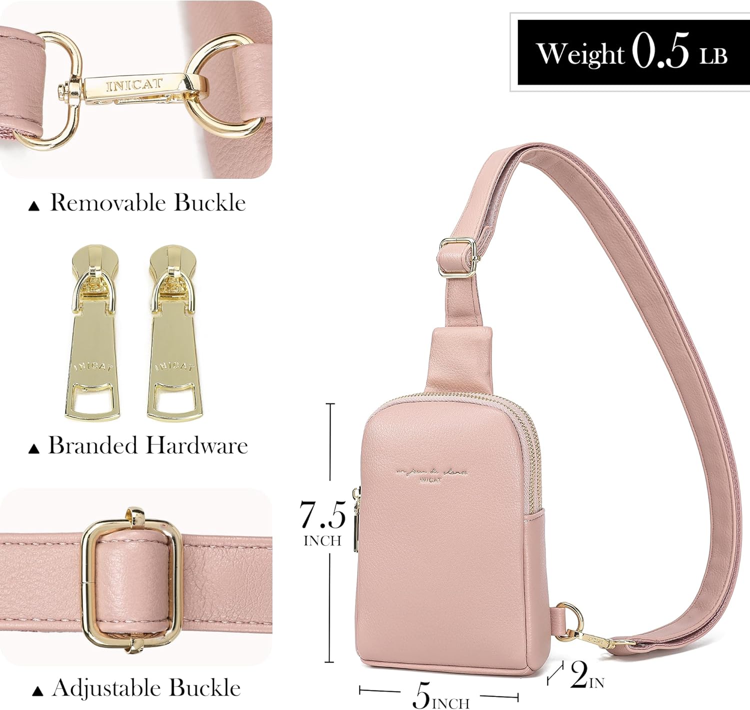 Travel Small Sling Bag for Women Anti Theft Crossbody Bags Phone Purse Cross Body Fanny Pack Over the Shoulder Bags - Image 6