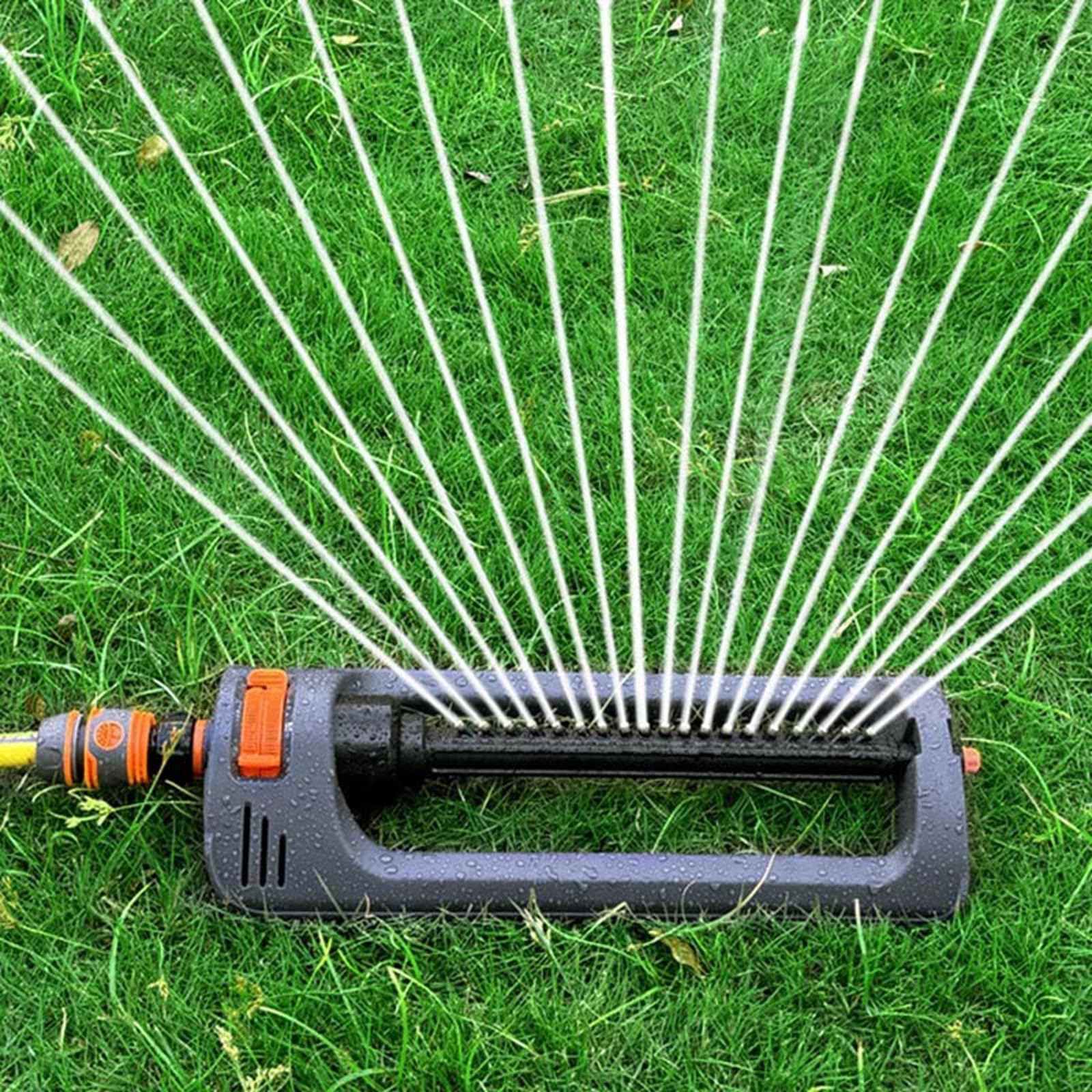 Aspersor de césped Ajustable de Servicio con Cobertura de 8-10 m para Jardines y macizos de Flores Aspersor turbos para césped y jardín