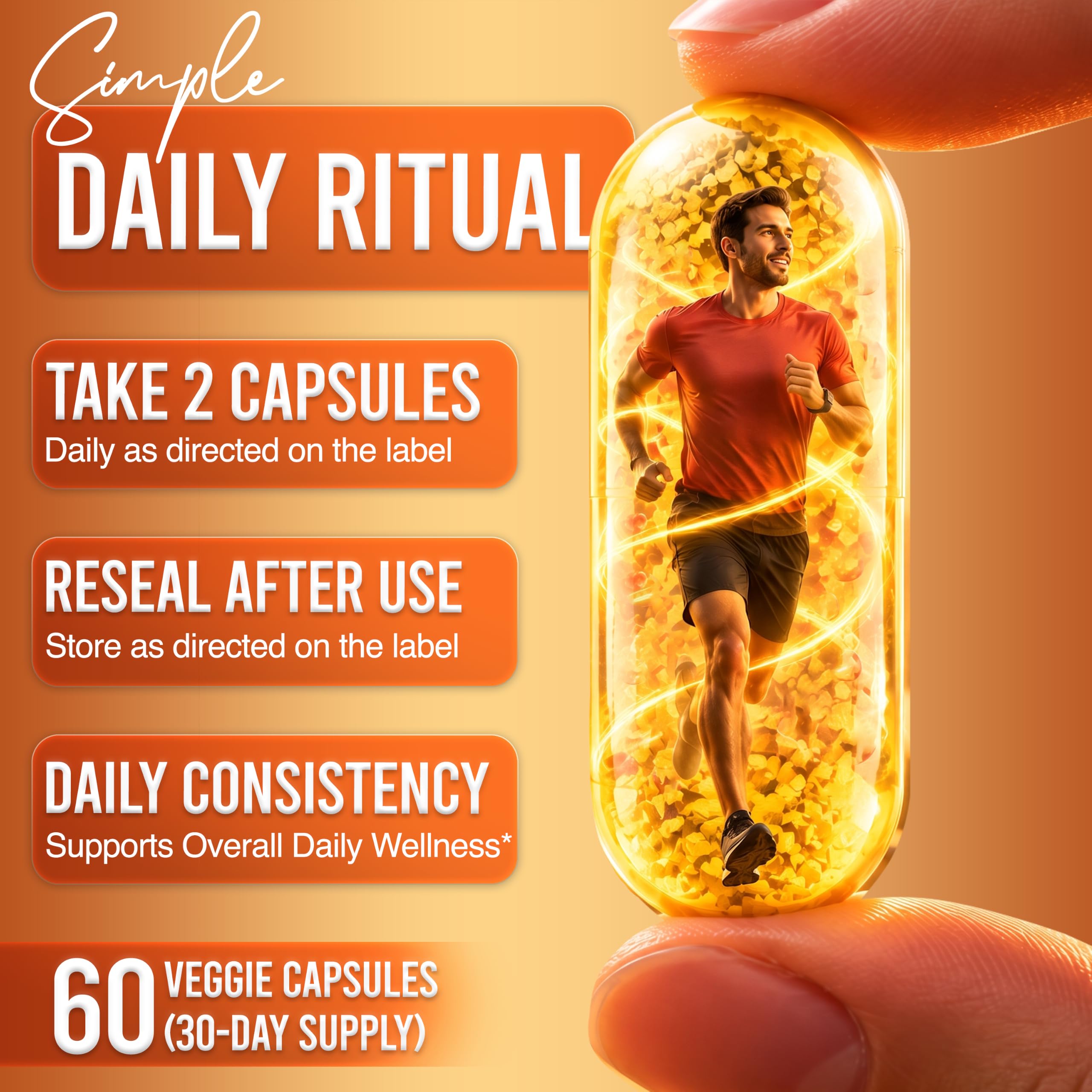 Resilia Ceylon Cinnamon Capsules with Berberine HCl, 60 Vegetable Capsules | 1,000 mg Cinnamon bark and 500 mg Berberine HCl per Two-Capsule Serving, 30-Day Supply — Amazon image 6