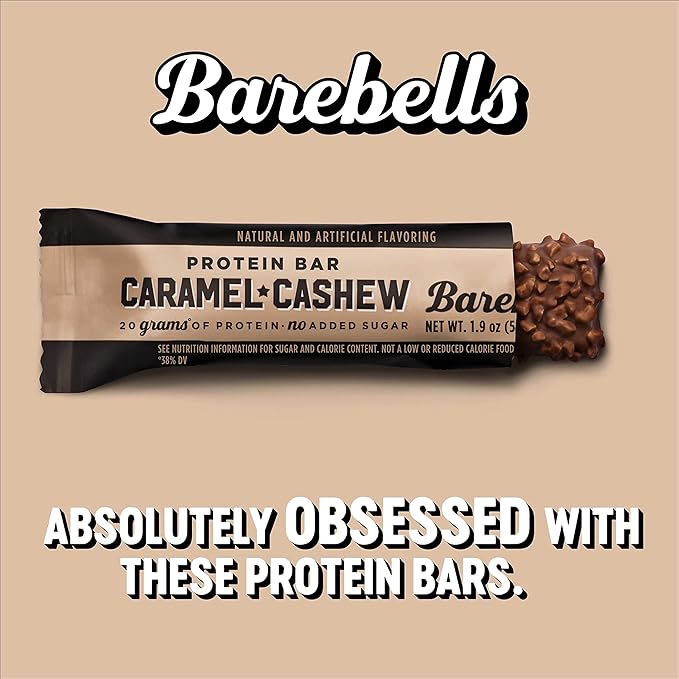 Barebells Protein Bars Caramel Cashew - Pack de 2 - 12 unidades miniatura 3
