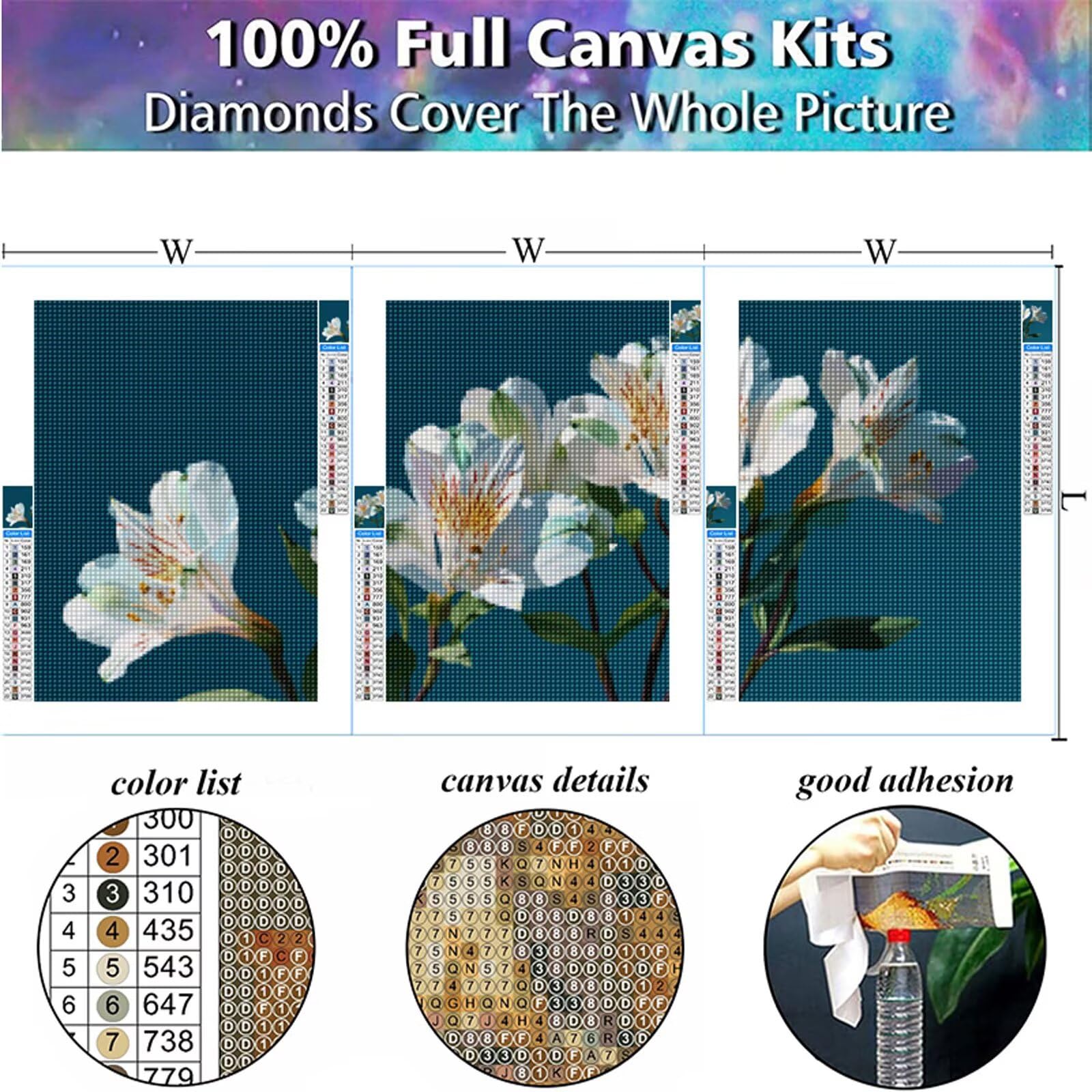 Kwiat DIY 5D Pełny zestaw do malowania diamentowego dla dorosłych 40x50cm, beżowy diamentowy obraz okrągły mozaika kryształ górski ścieg krzyżykowy sztuka rzemiosło dekoracja ścienna do domu i prezent