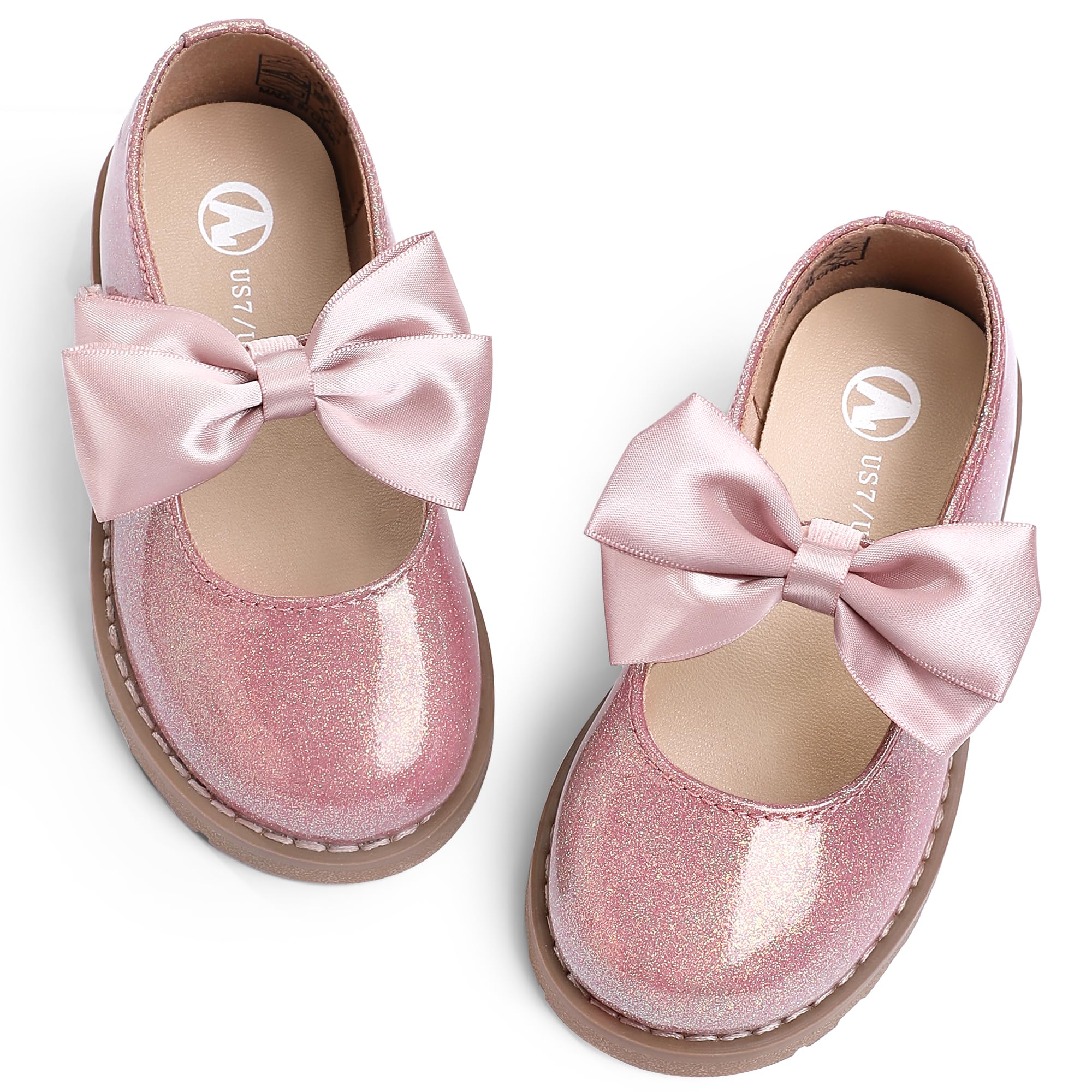 Chaussures habillées pour petite fille - Chaussures Mary Jane pour uniforme scolaire, fête de mariage - Décontractées et douces pour la marche