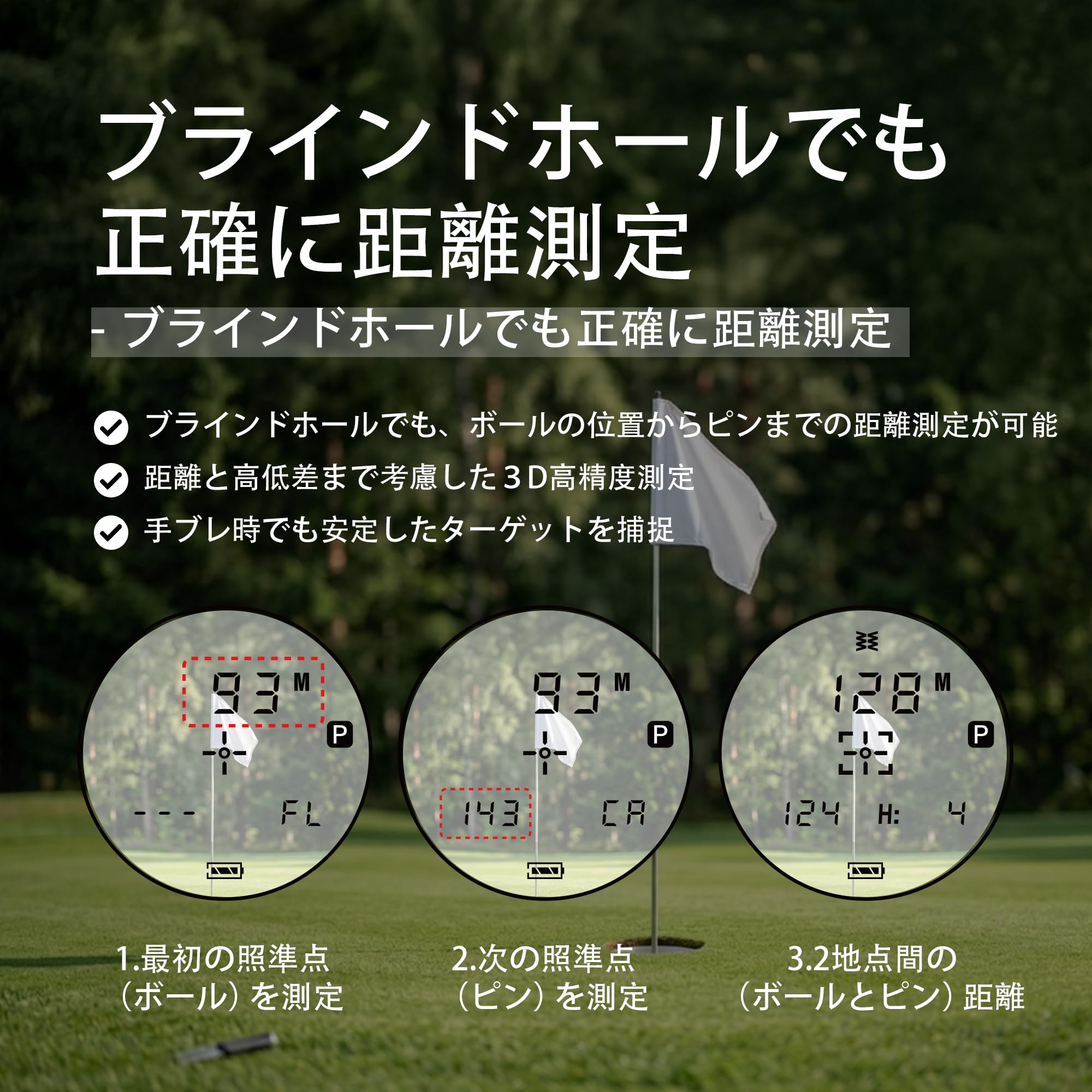 【新品】MGCADDY MG3 ゴルフ レーザー距離計 特許取得エイミング機能 Amazon.co.jp: 【MGCADDY MG3】韓国特許取得エイミング機能搭載 ゴルフ