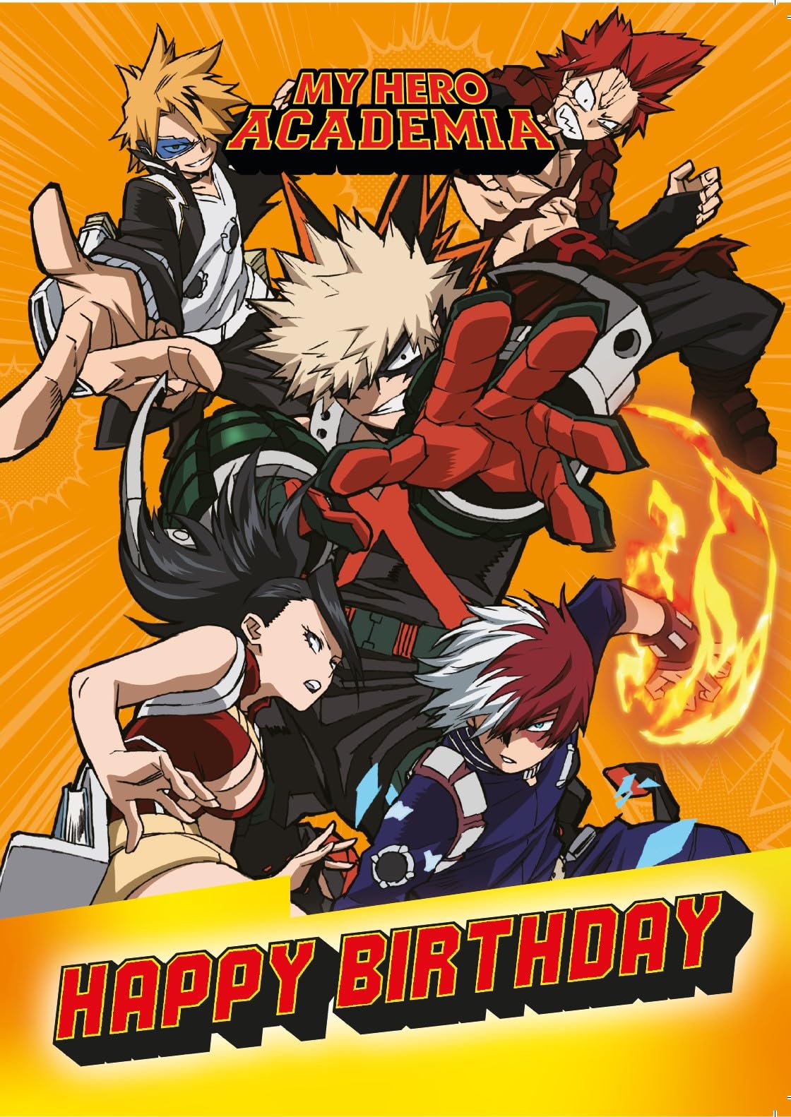 MY HERO ACADEMIA BIRTHDAY CARD