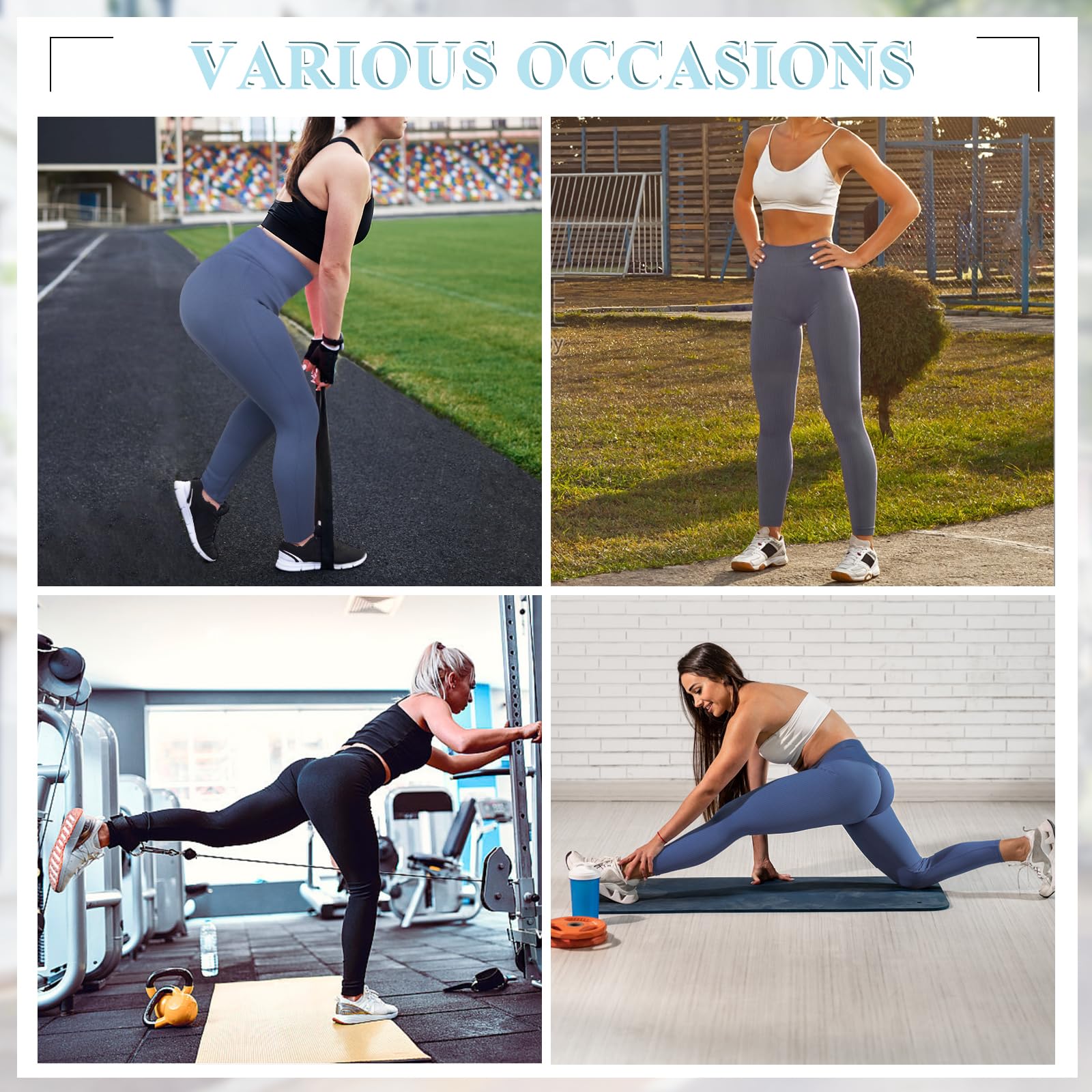 Booty Scrunch Butt sportowe legginsy damskie na siłownię, push up, wysoka talia, spodnie do jogi, nieprzejrzyste, bezszwowe, sportowe spodnie do fitnessu, joggingu, treningu