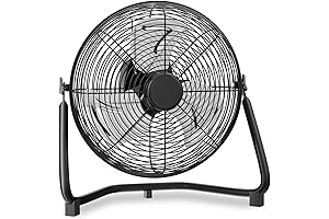 mollie High Velocity Floor Fan: Keep any Large Space Cool and Well-Ventilated