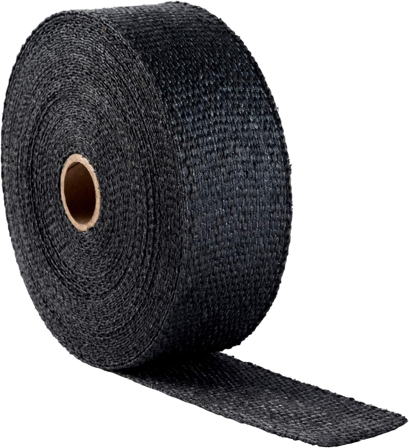 Newtex ZetexPlus 2 inches x 50 feet Black Exhaust Header Wrap Fiberglass Heat Tape, High Temp Exhaust Tape, Muffler Pipes, Motorcycle Exhaust Heat Wrap, Made in USA