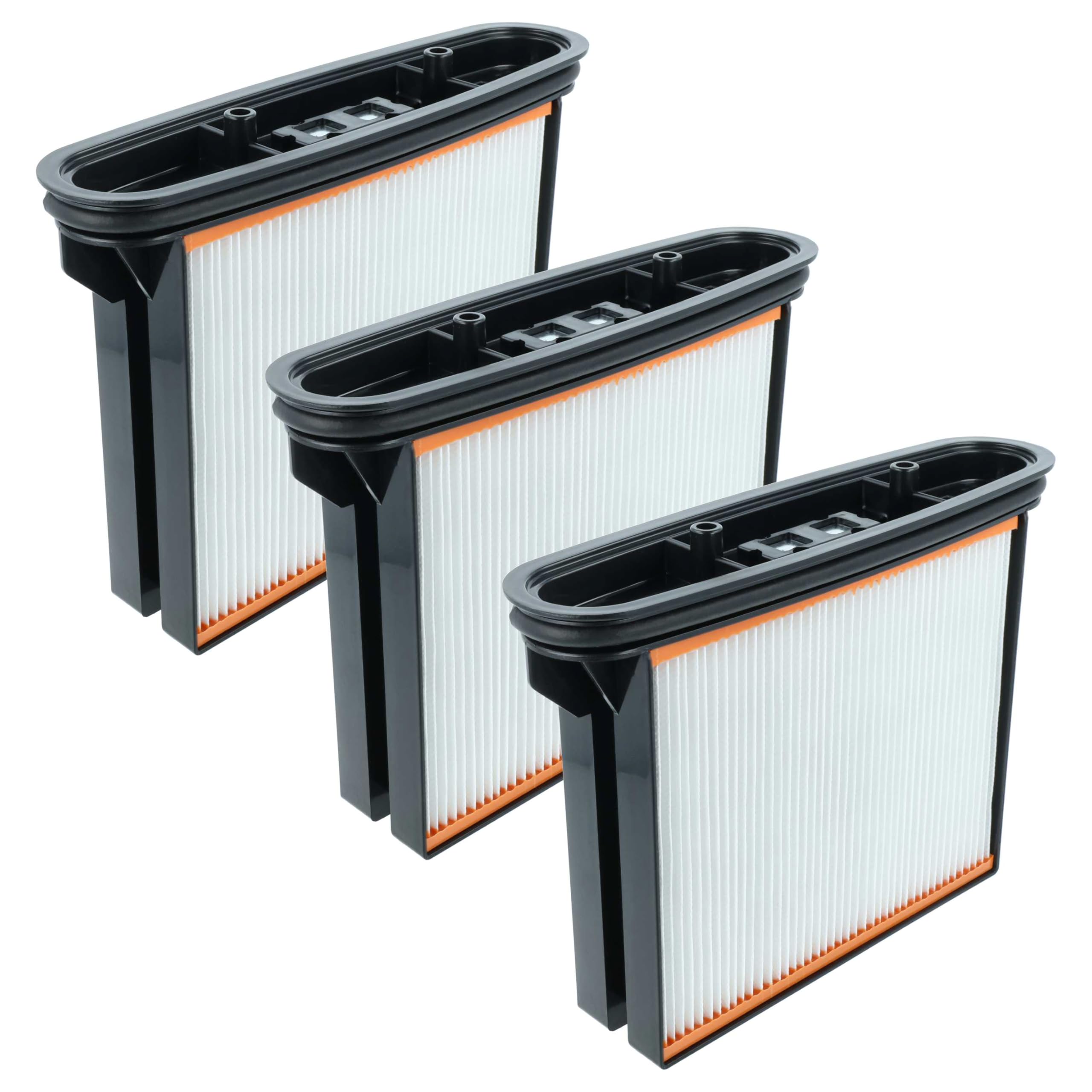 vhbw 3x płaski filtr plisowany H11 kompatybilny z Starmix ISC M-1625 SAFE odkurzacz suchy/mokry, odkurzacz przemysłowy - element filtrujący