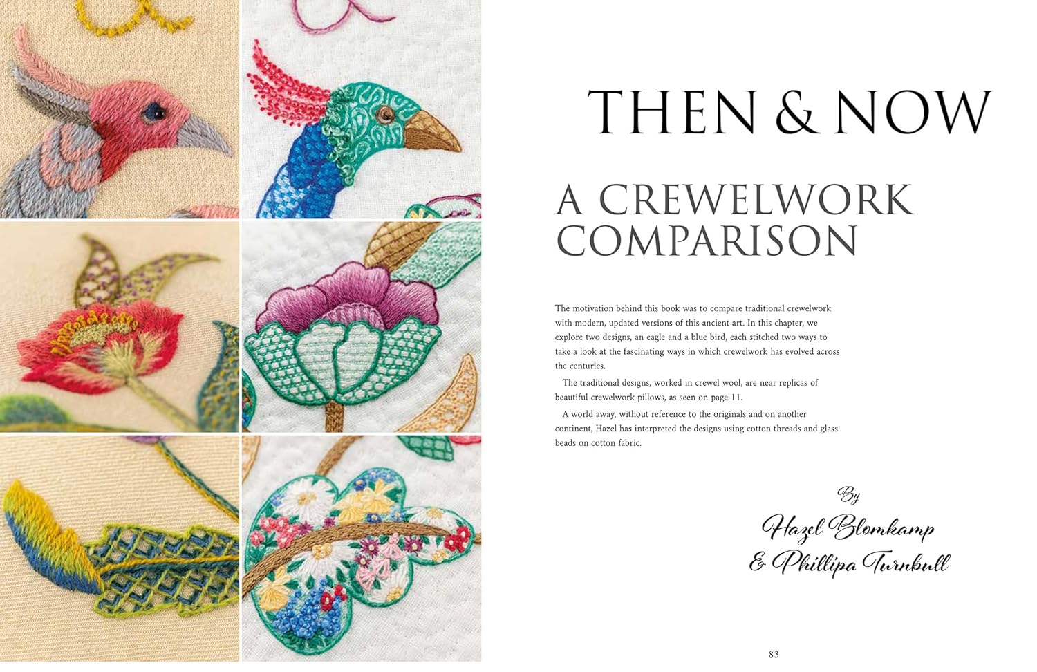 Crewelwork Then and Now: Exploring traditional designs and contemporary stitching