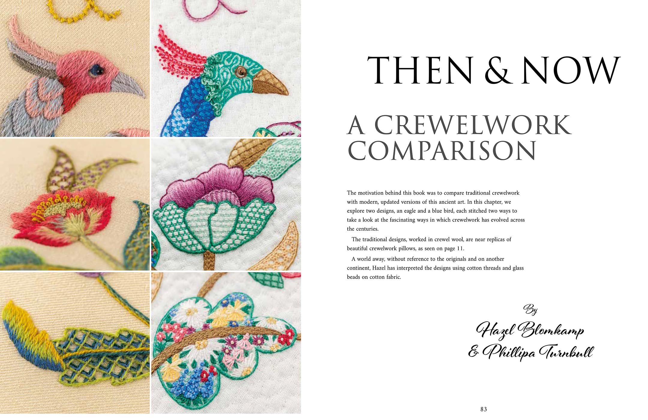 Crewelwork Then and Now: Exploring Traditional Designs and Contemporary Stitching