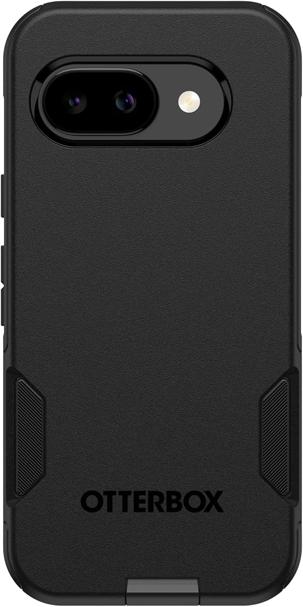 Google Pixel 9a Commuter Series Case - Black | Thin & Protective Phone Case for Google Pixel, Dual-Layer, Impact Absorbing, Slim Phone Case, Best Google Phone Cases