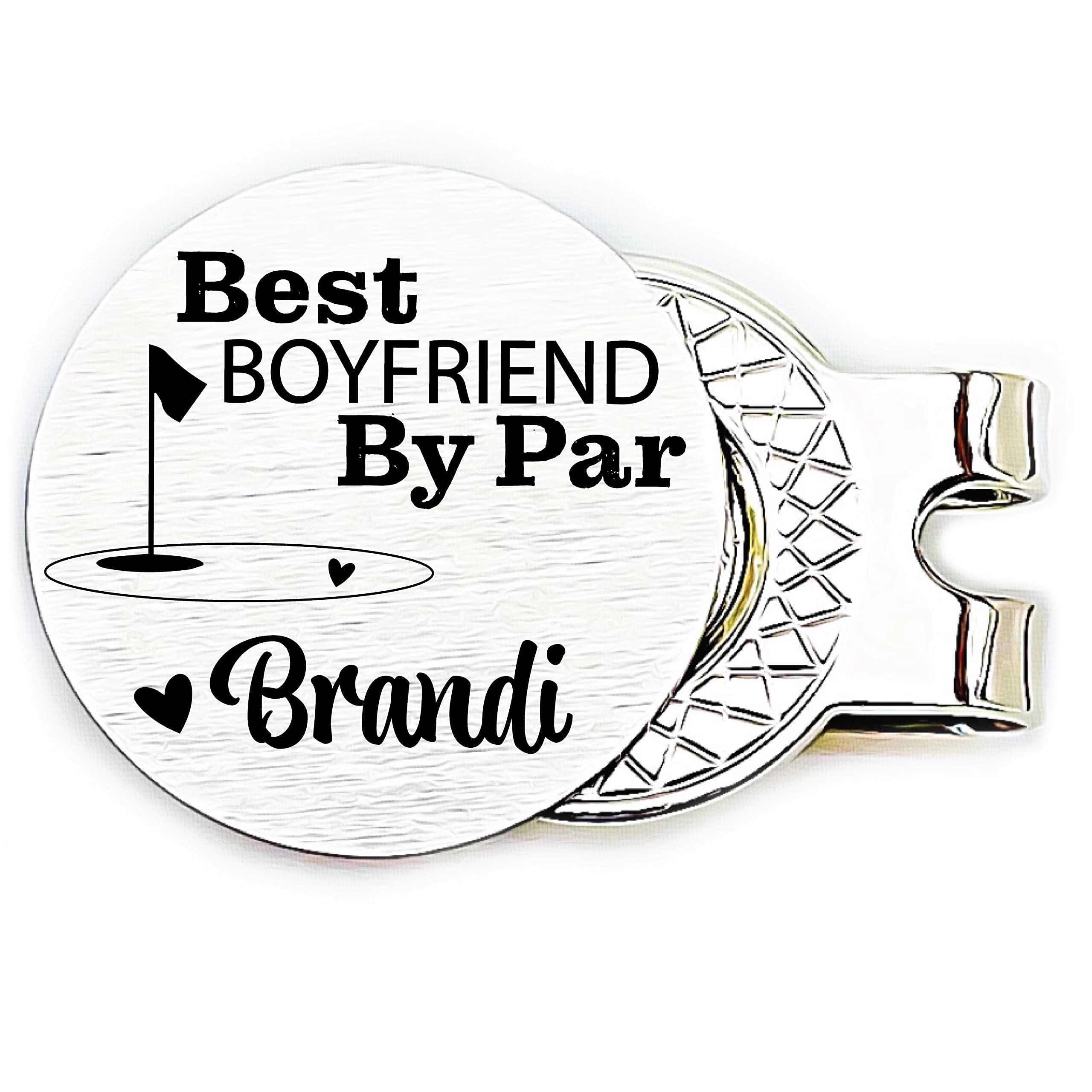 Troy Bisbee Golf Ball Marker Best Boyfriend By Par Gift for Boyfriend Gift Ideas for Boyfriend for Men Valentines Day Gift for Him Gift from Girlfriend Golf Ball Marker Personalized PAR-BOYFRIEND-GOLF