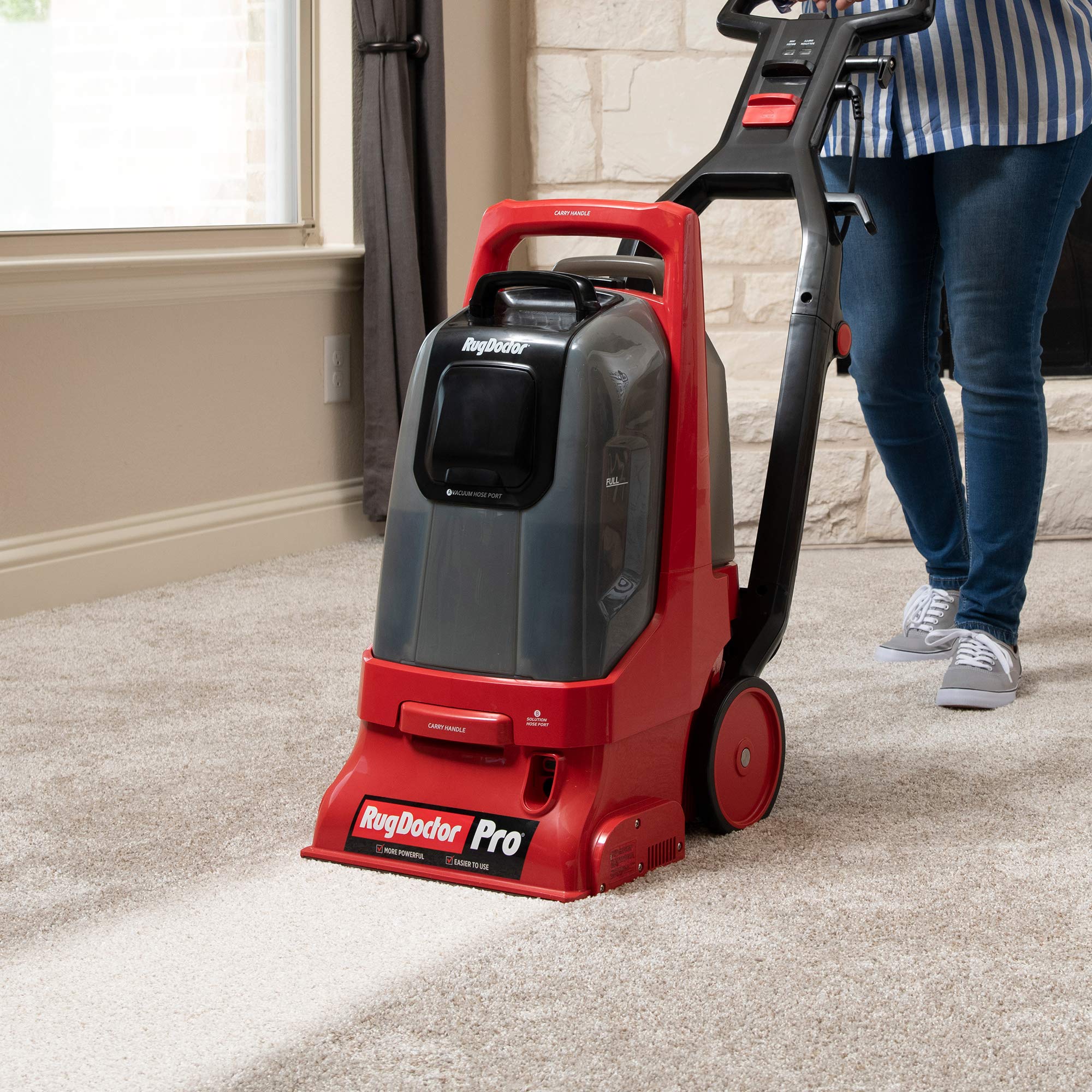 Buy Rug Doctor Pro Deep Commercial Carpet Cleaning Machine, Large Red Commercial Grade Carpet