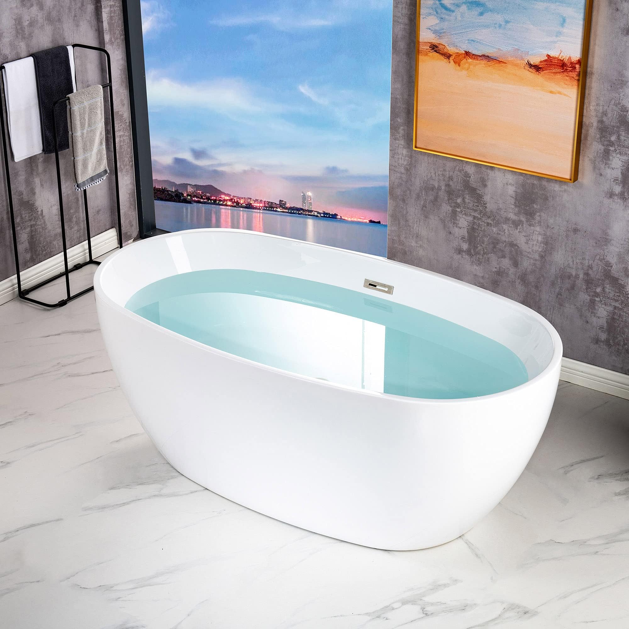 WOODBRIDGE BTA1518-C-Drain &O Bathtub, Chrome
