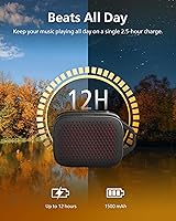 Vista 5 de PHILIPS S1209 Portable Bluetooth Speaker,Wireless Speakers with Extra Bass,Quality Sound,12 H Battery,TWS Pairing,Support Stereo Sound,Bluetooth
