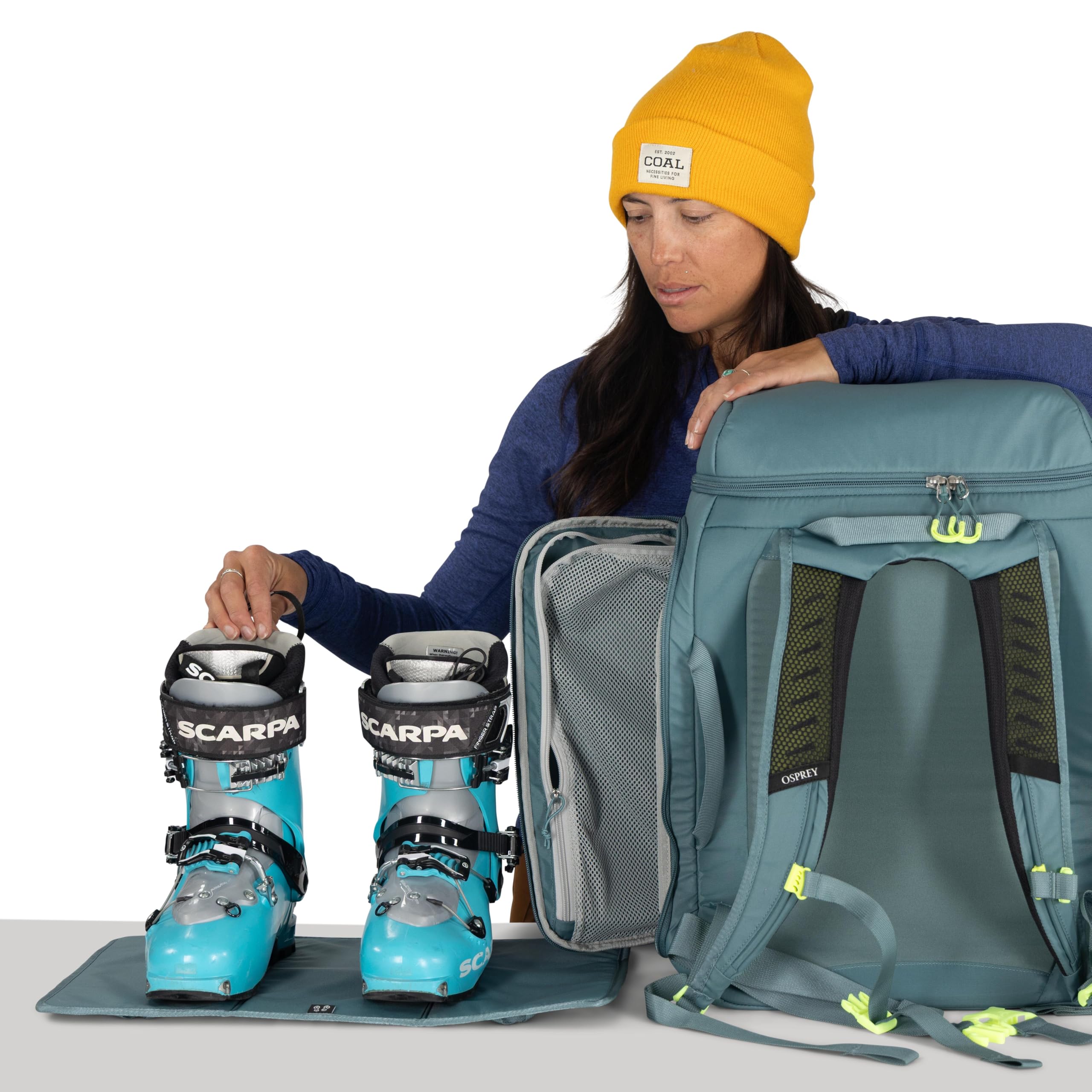 Osprey Unisex-Erwachsene Mountain Bound Boot Pack Rucksack, Schwarz, One Size