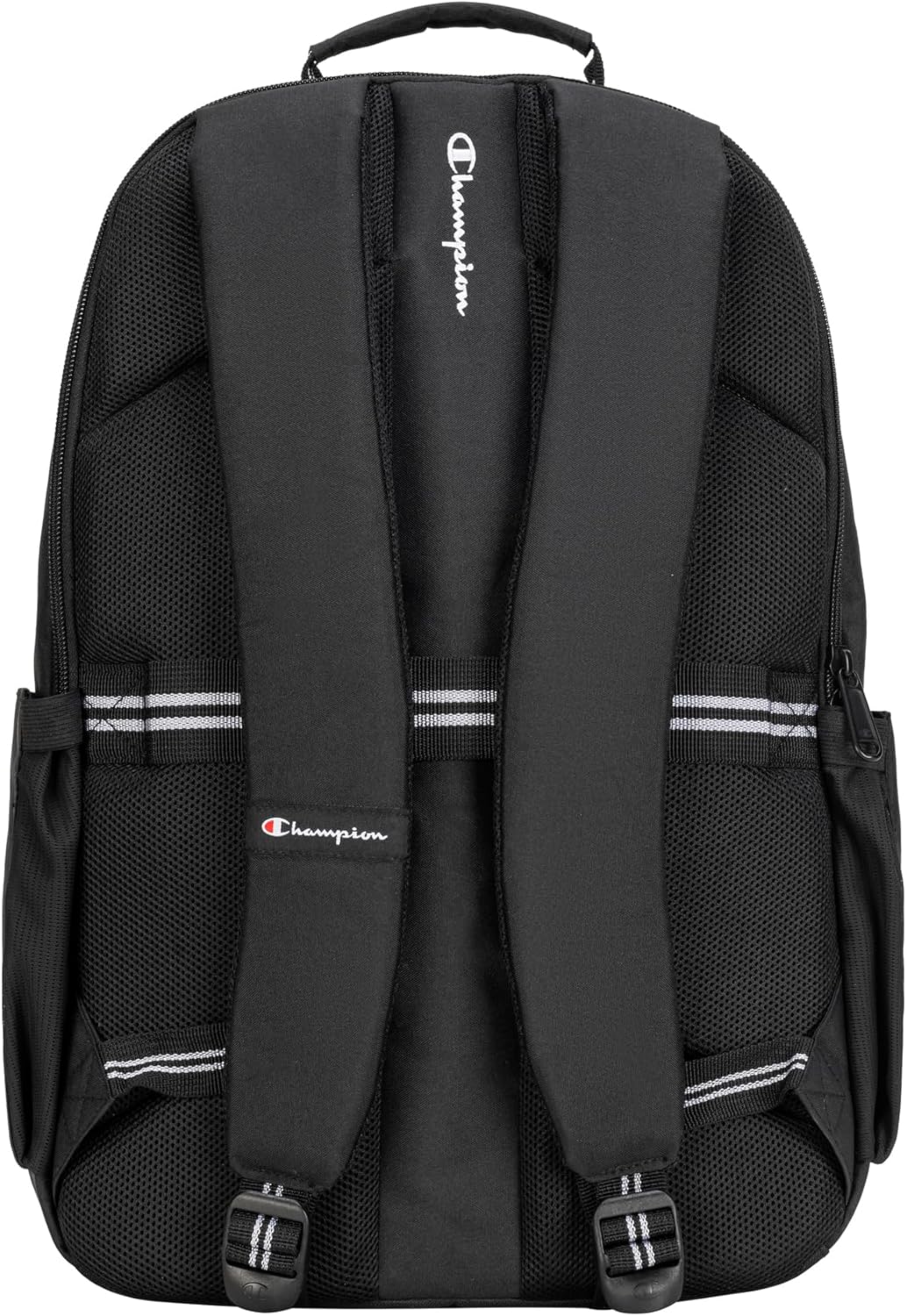 Champion Council Backpack, Black/White, OS - Image 3