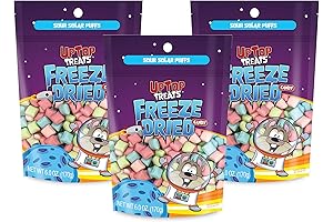 UpTop Treats Sour Solar Puffs: A Freeze-Dried Flavor Explosion