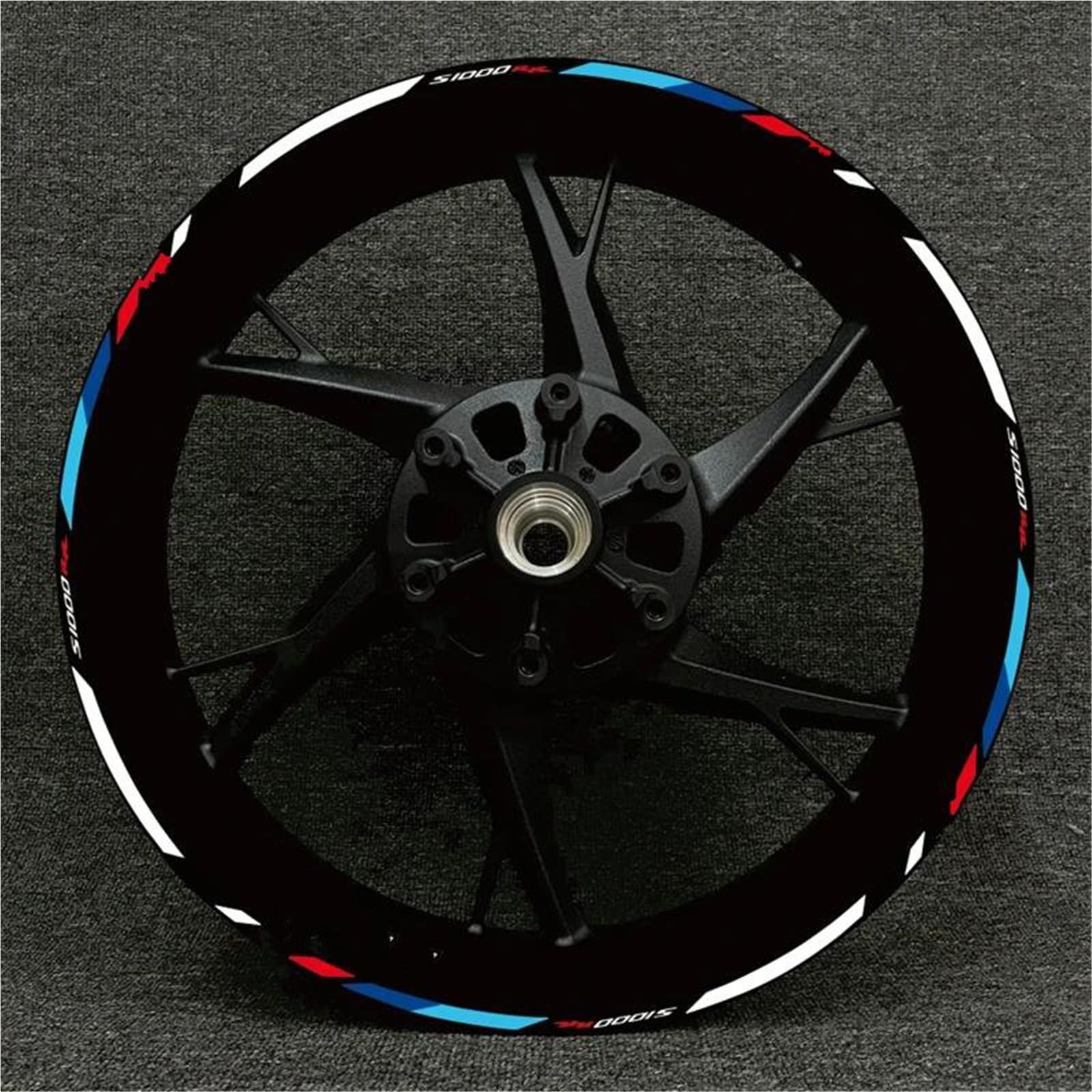 Motorcycle Racing Equipment Wheel Tire Rim Decoration Adhesive Reflective Decal Sticker for BMW S1000XR S1000R 1000RR Decorative(Color4)