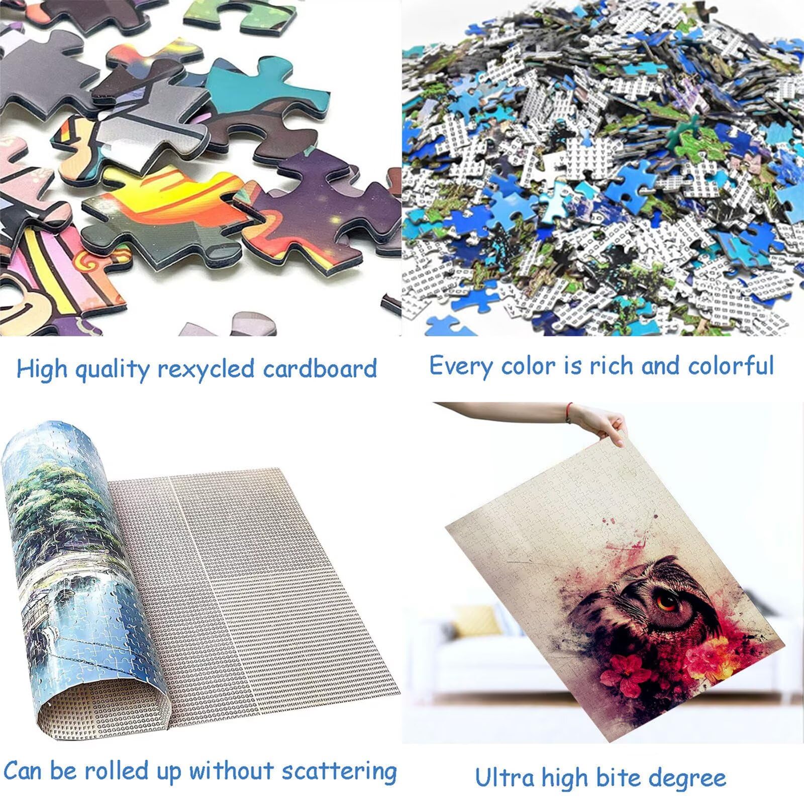 Puzzle 3000 sztuk zwierząt puzzle dla dorosłych kwiaty 122 x 81 cm Unikalne rzemiosło klasyczne drewniane układanka 3D do rodzinnych gier aktywnych, układanka do samodzielnego wykonania nawet do