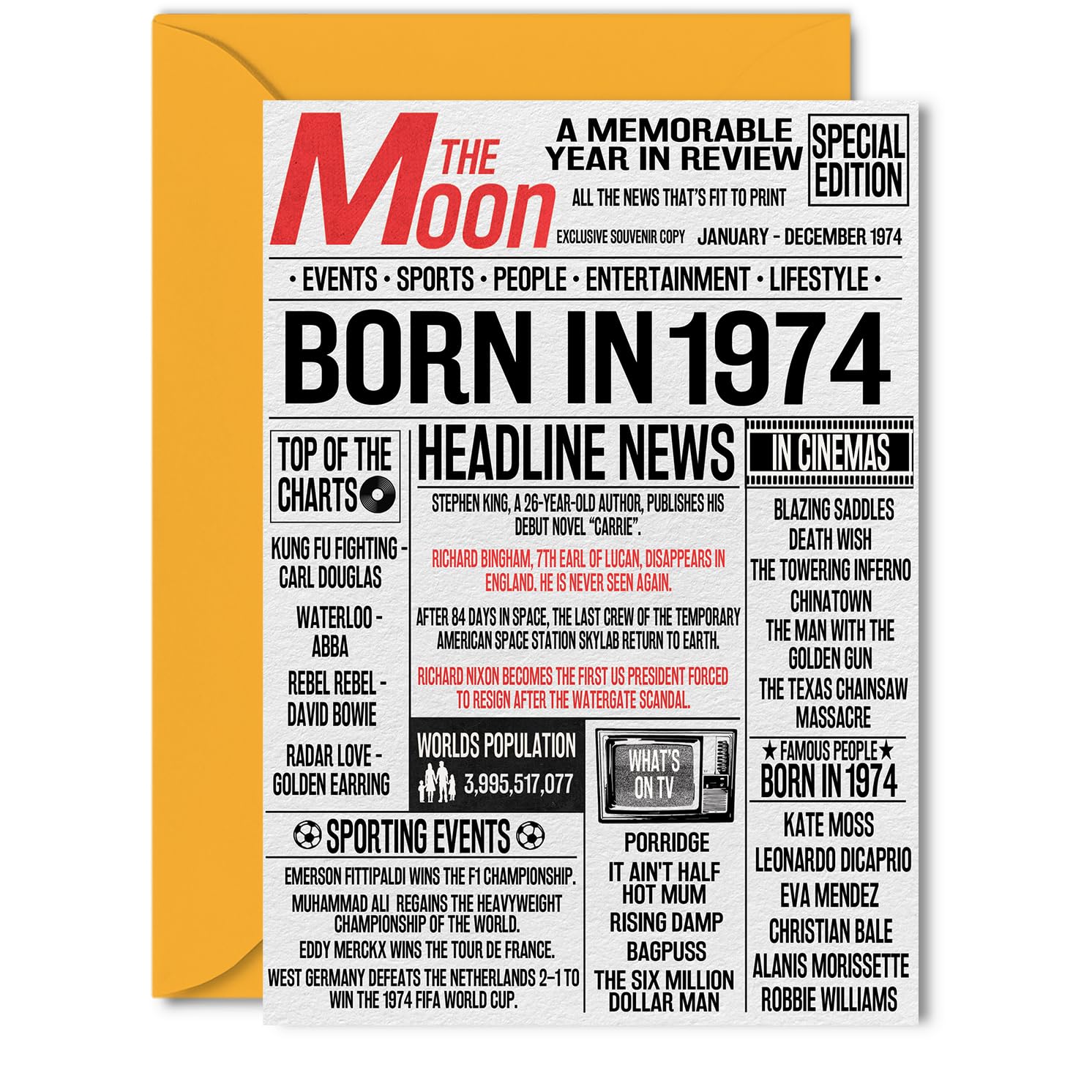 19th Birthday Cards for Men Women - Born In 2007 Newspaper - Happy 19 Birthday Card for Son Daughter Cousin Vintage Retro Back In 2007, 145mm Bday Greeting Cards — view 227