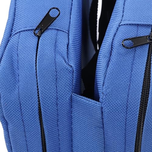 Miniatura 8 de ViaGasaFamido Asiento plegable portátil para estadio con soporte trasero para camping, azul concierto, ligero y portátil, adecuado para césped,