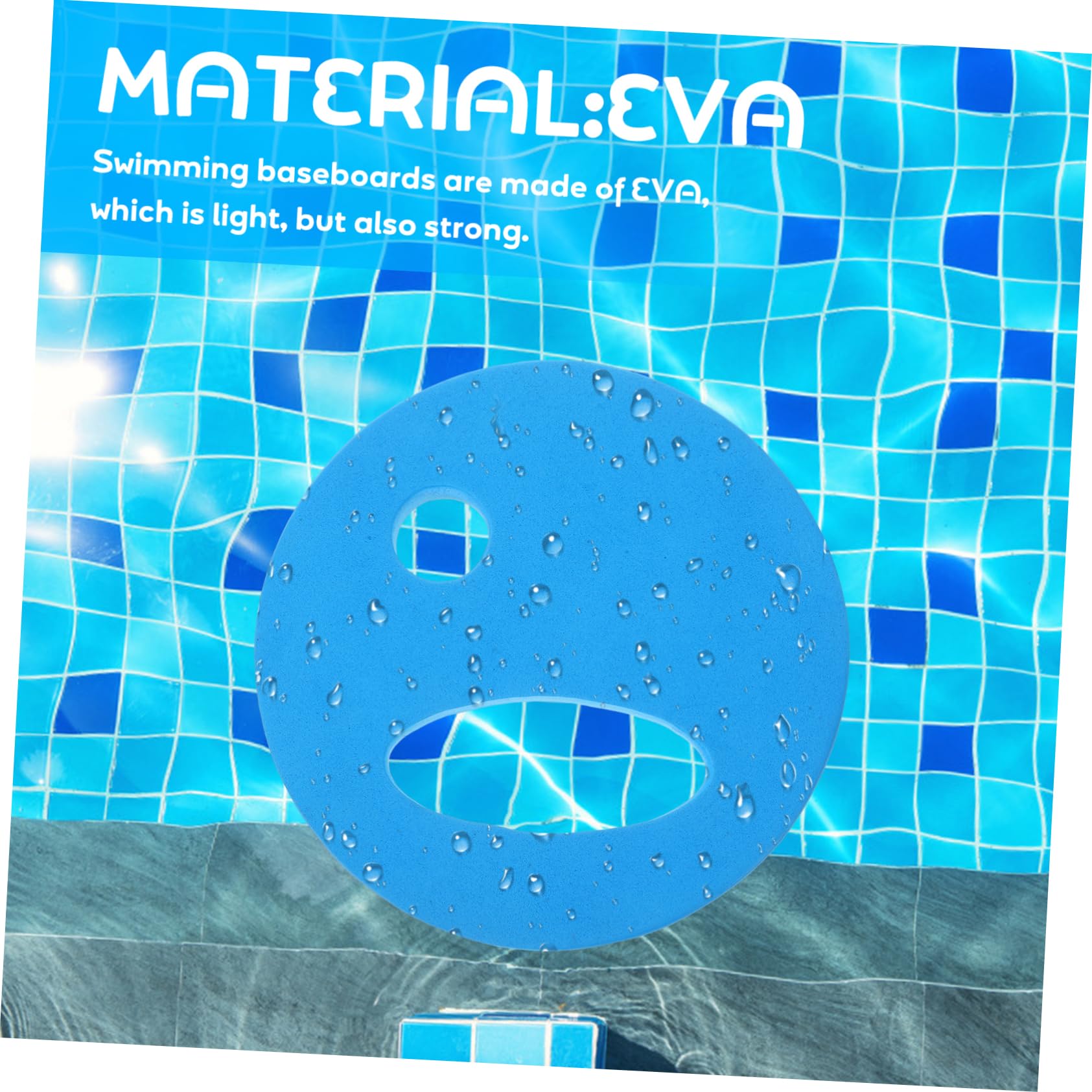 Toddmomy Adults Swimming Training Aid 1 Pair Floating Handrail Board Eva Material Star Shape Float Comfortable Grip for Pool and Beach