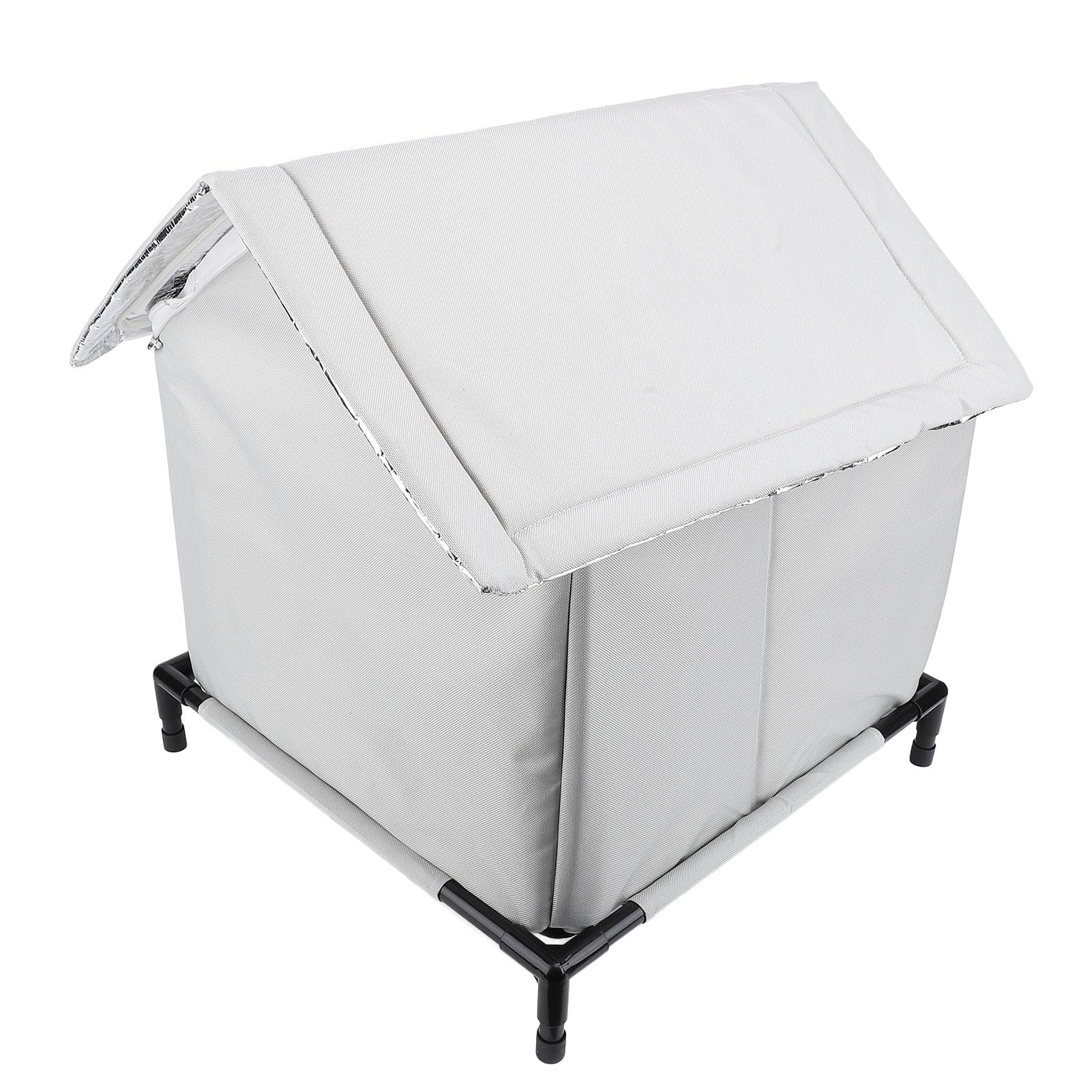 Tente Extérieure d'hiver pour Chat, Abri d'hiver étanche pour Chat, Maison Extérieure Errant (Gray)