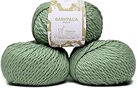Vista 16 de Juego de 3 madejas 100% de lana de alpaca bebé, peso voluminoso, fabricadas en Perú, celestial suave y perfecto para tejer y tejer a ganchillo