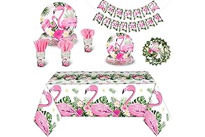 Birthday Bonanza with 171pcs Flamingo Party Supplies