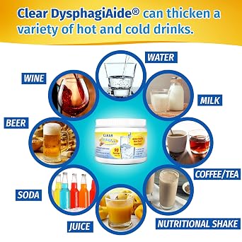 Clear DysphagiAide Level 3, Moderately-Thick, 20 ct Single Serve Packets and 90 Serving Jar Bundle