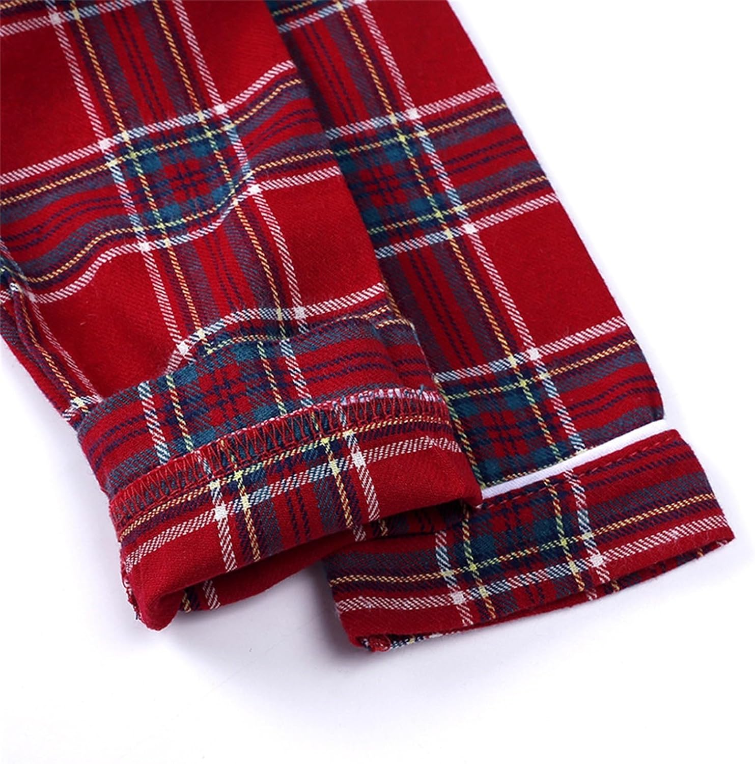 Kids Boys Girls Plaid 𝐏ajamas Pants Toddler Button Down 𝐒leepwear Lapel 𝗣js 𝗣ajama Top 𝐉ammies Shirt Winter Clothes