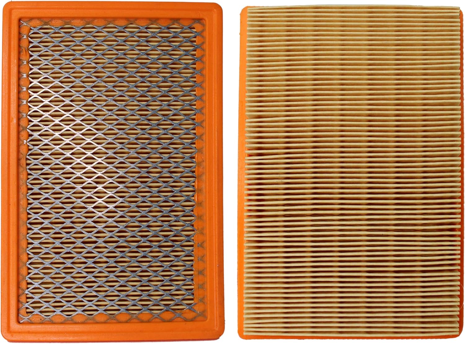 Universal Generator Part- 0e9371a and 0e9371as Replacement Air Filter-Compatible 8kw 11kw V-Twin 410cc & 530cc Generator Engine- (2 Pack)