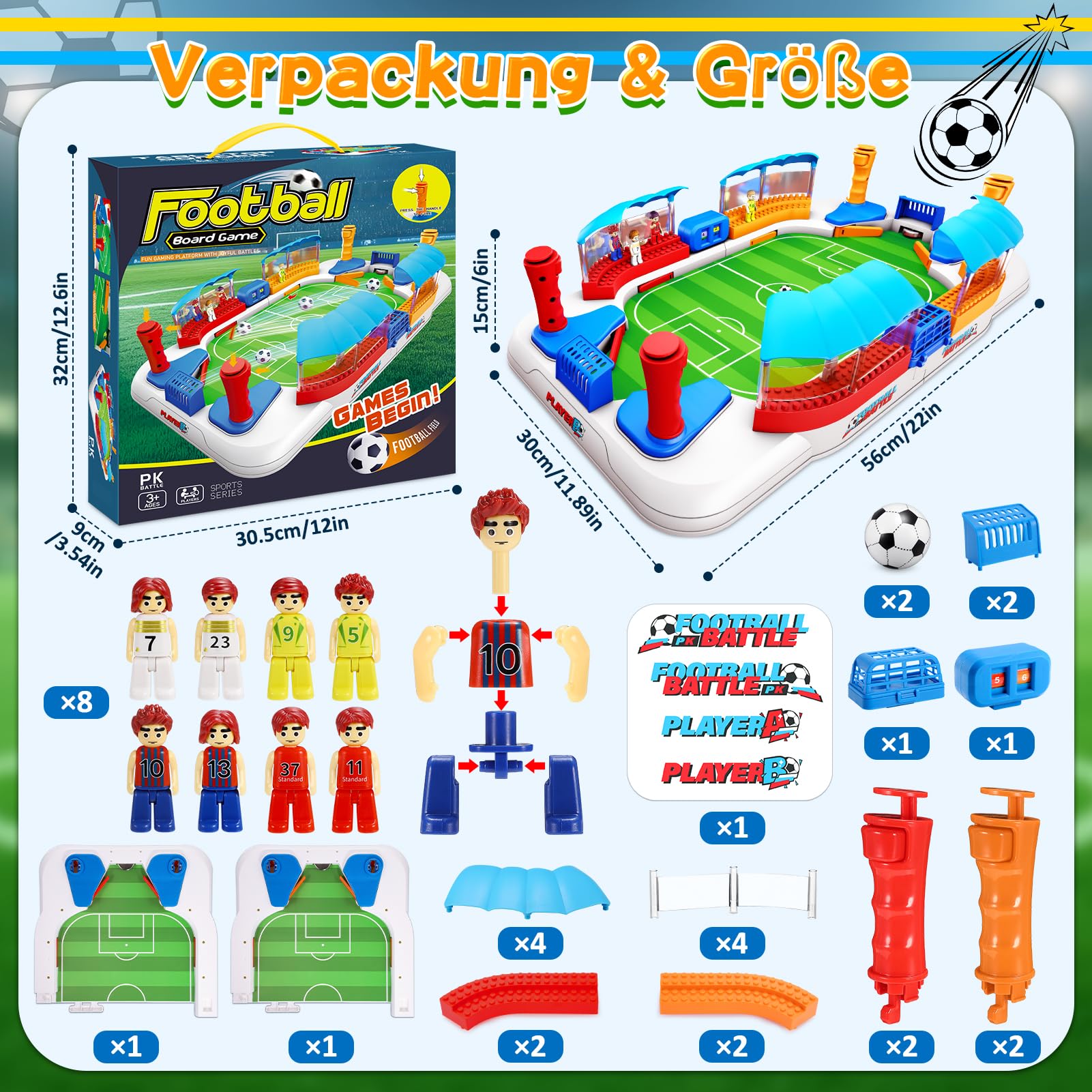 Prezenty piłkarskie dla chłopców, prezenty dla chłopców w wieku 9-12 lat, pinball, mini stołowa gra w piłkę nożną dla chłopców, zabawki, wiek 5 6 7 8 9 10 11 12, prezenty na urodziny