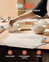 Vista 3 de Pala de Pizza de Aluminio Espátula de Pizza, Mooues Pala de Pizza de Metal de 12 pulgadas (12"x 14") con Cortador Basculante Mango de Madera