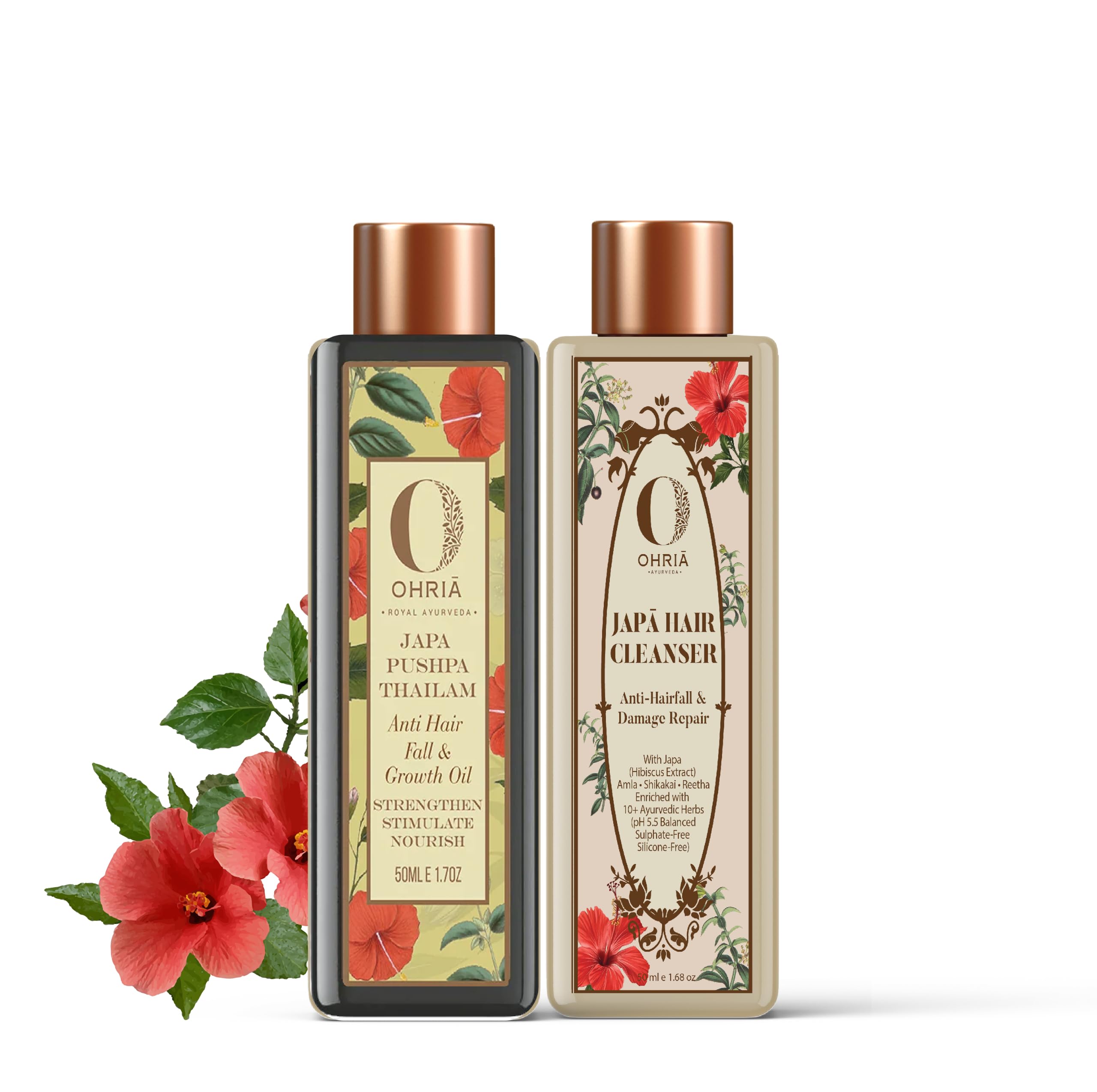 Ayurveda Japa Pushpa Thailam/Hibiscus Hair Oil With Honey & Coconut Milk Hair Cleanser (Shampoo) | Hair Care Combo, 100ml Each-image-40