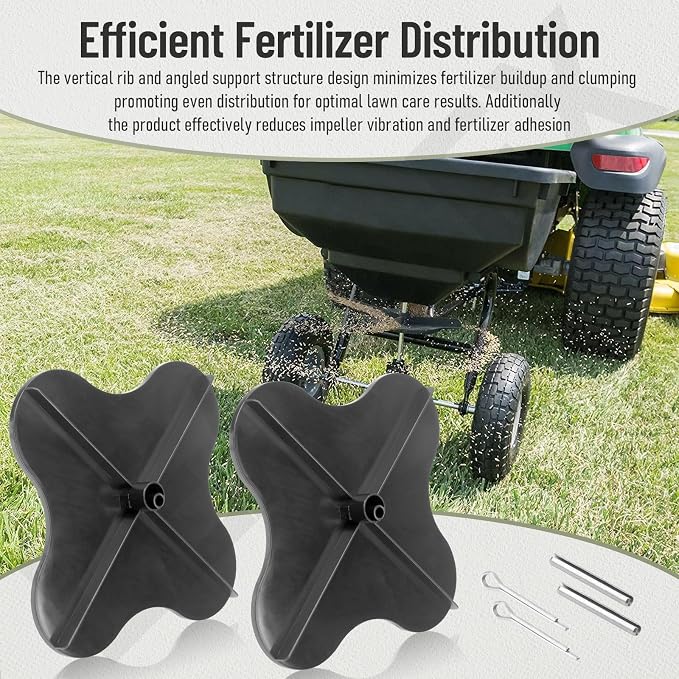 Impeller para esparcidor de fertilizante 2 unidades miniatura 5