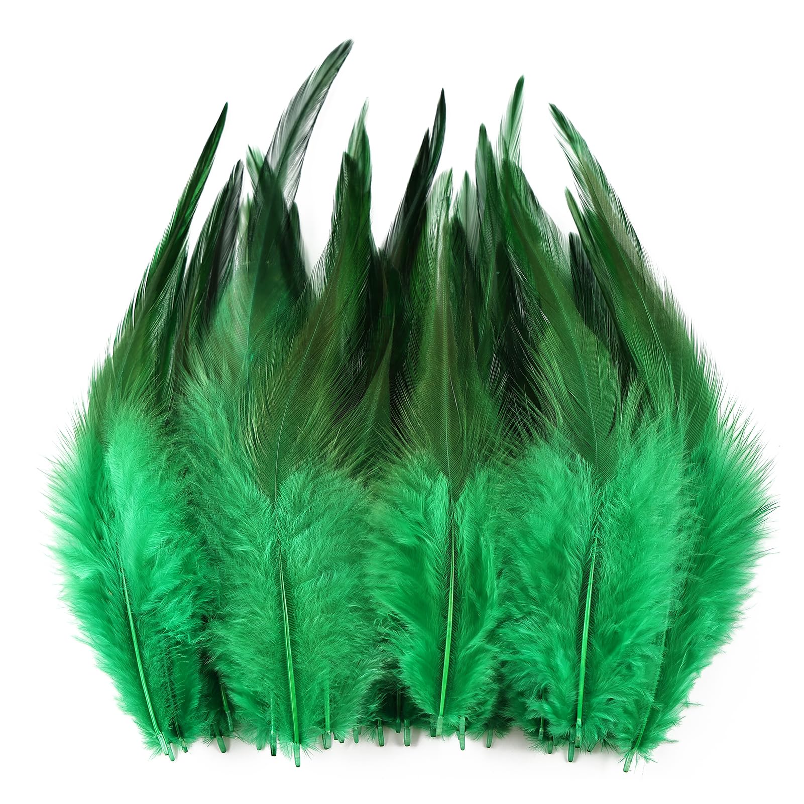 whitefeather Craft Feathers Bulk Pack - 300PCS Assorted Colorful Feathers for Crafting, Hat Decorating, Carnival DIY Projects (4-6 Inch Small Feathers, Synthetic Craft Materials) (White) — view 9