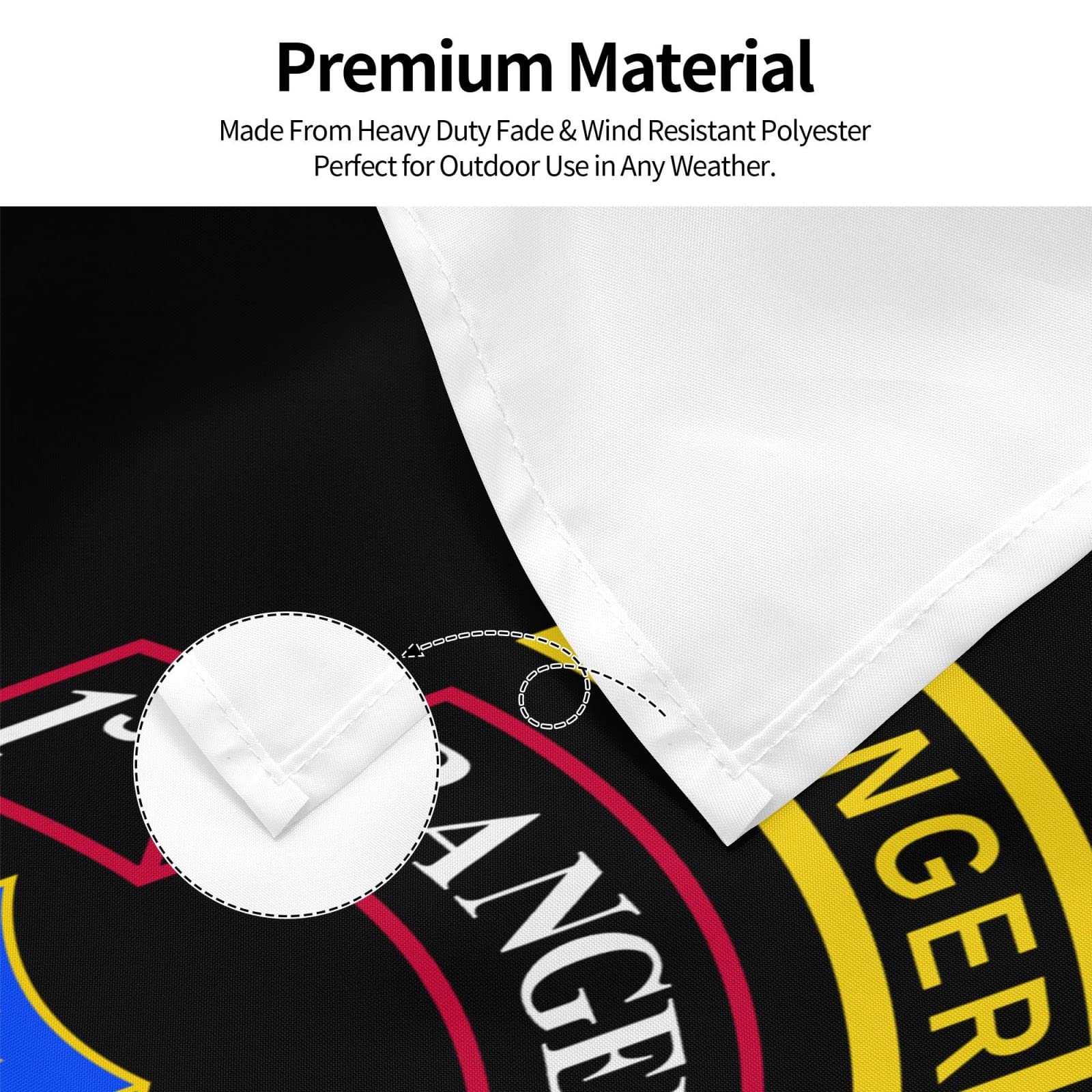 1st Battalion 75th Ranger Regiment Flag 3x5 For Outdoors Garden