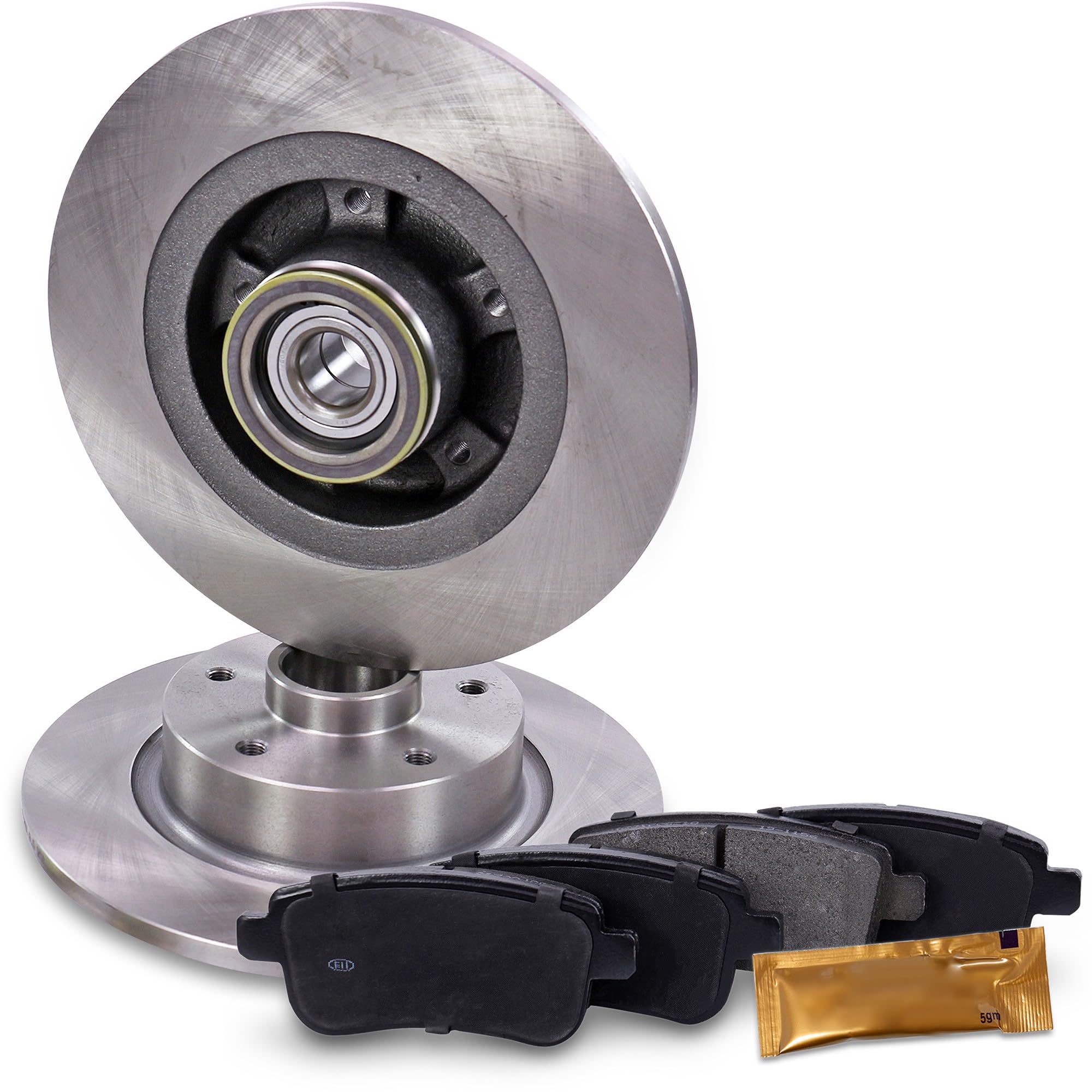 BESTPRICE BESTPRICE Bremsenset Hinterachse inkl. Bremsscheiben Ø 274 mm Voll + Bremsbeläge hinten, Kompatibel mit RENAULT GRAND SCÉNIC III (JZ0/1_)