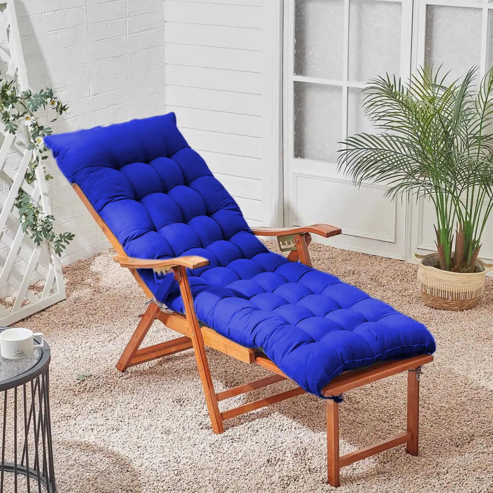 Coussin De Rechange Pour Balancelle De Jardin à Suspendre Extérieur/intérieur, Chaise à Bascule Pivotante Douce Et Antidérapante, Couleur Bleu Ciel