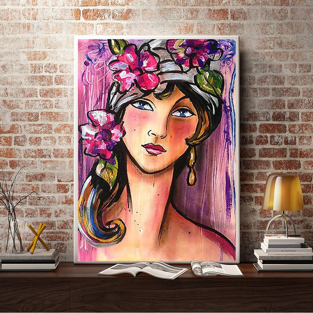 Fleurs Colorées 5D DIY Full Drill Diamond Painting Artisanat Peinture
