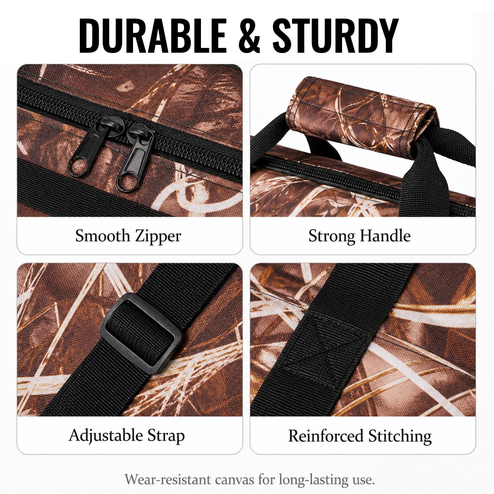 Zaino con arco composto da tiro con l'arco, tasche multiple, borsone portatile, grande capacità, resistente, custodia per arco per caccia, allenamento all'aperto